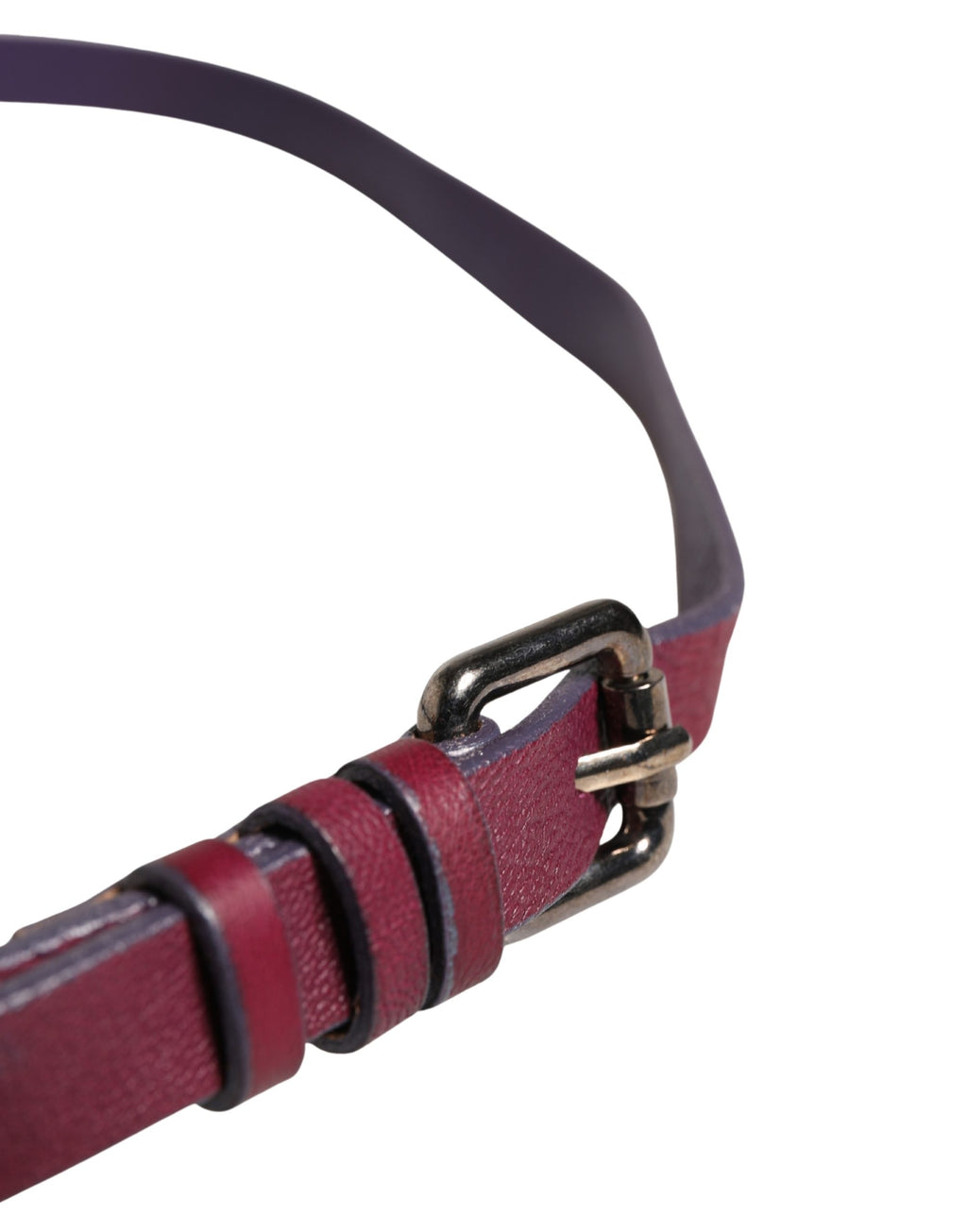 GF Ferre Red Belt for Women side view