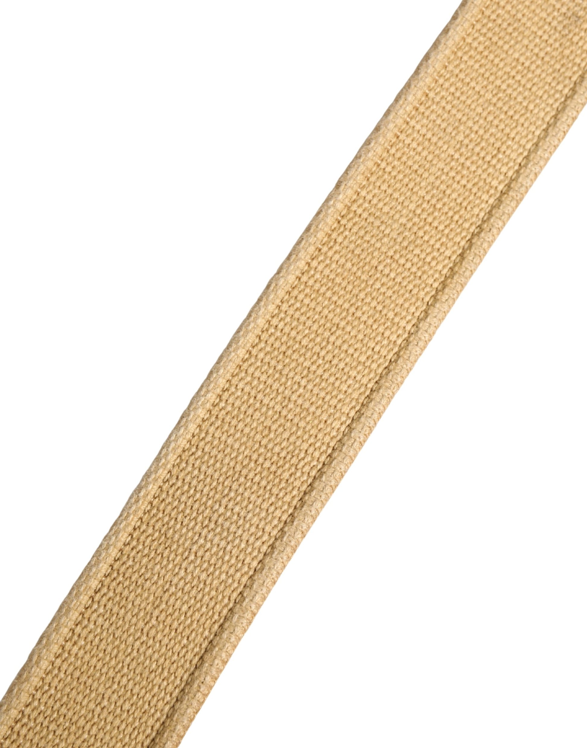Ceinture Ermanno Scervino en toile beige avec boucle en métal ornée