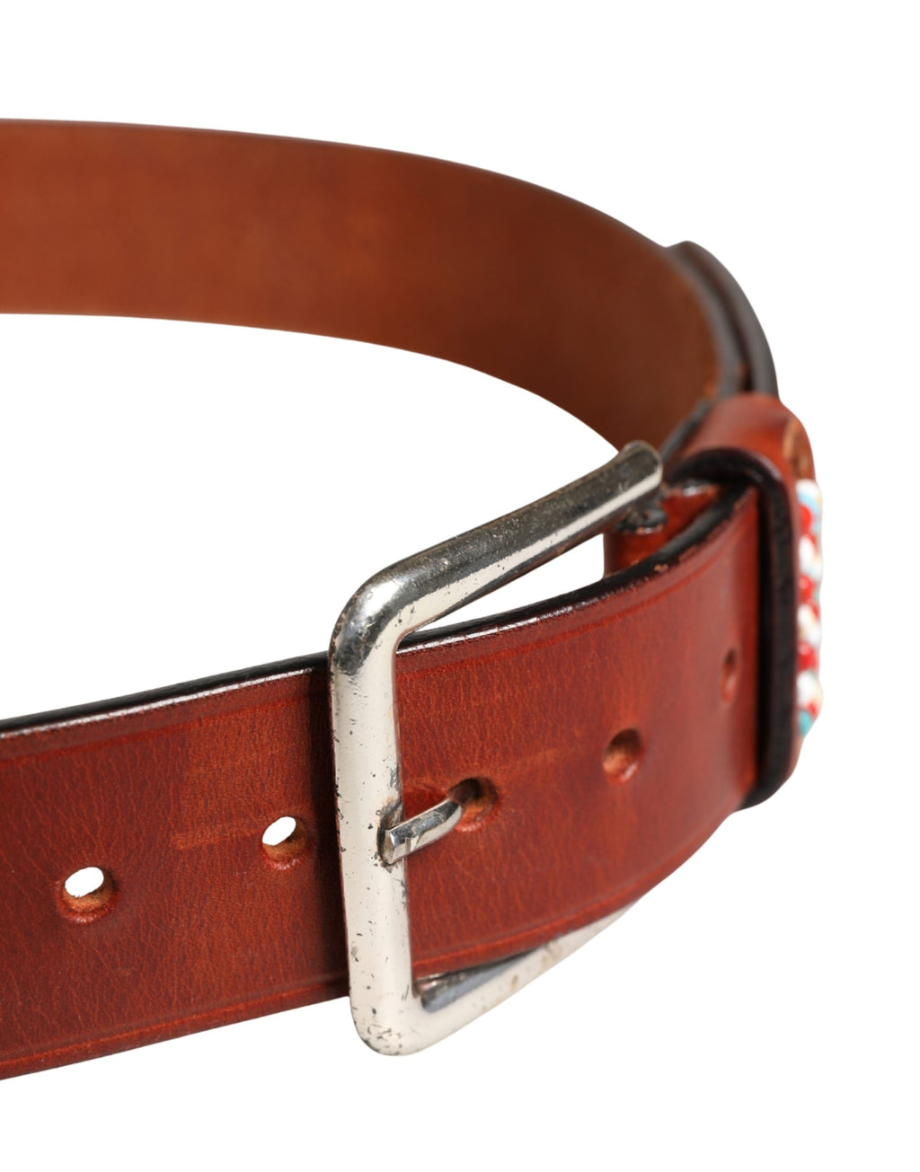 GF Ferre Red Belt for Women side view