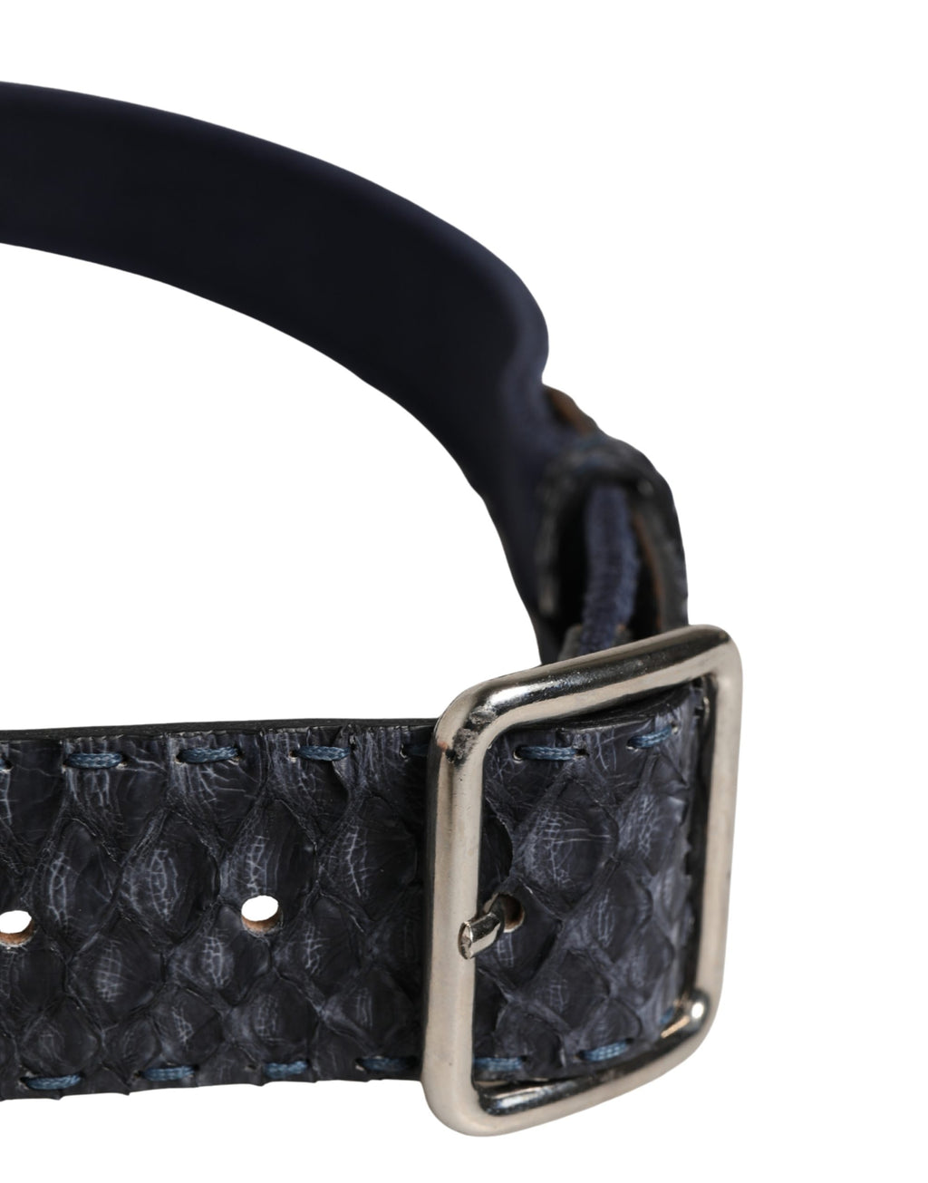 Ermanno Scervino Blue Belt for Women side view