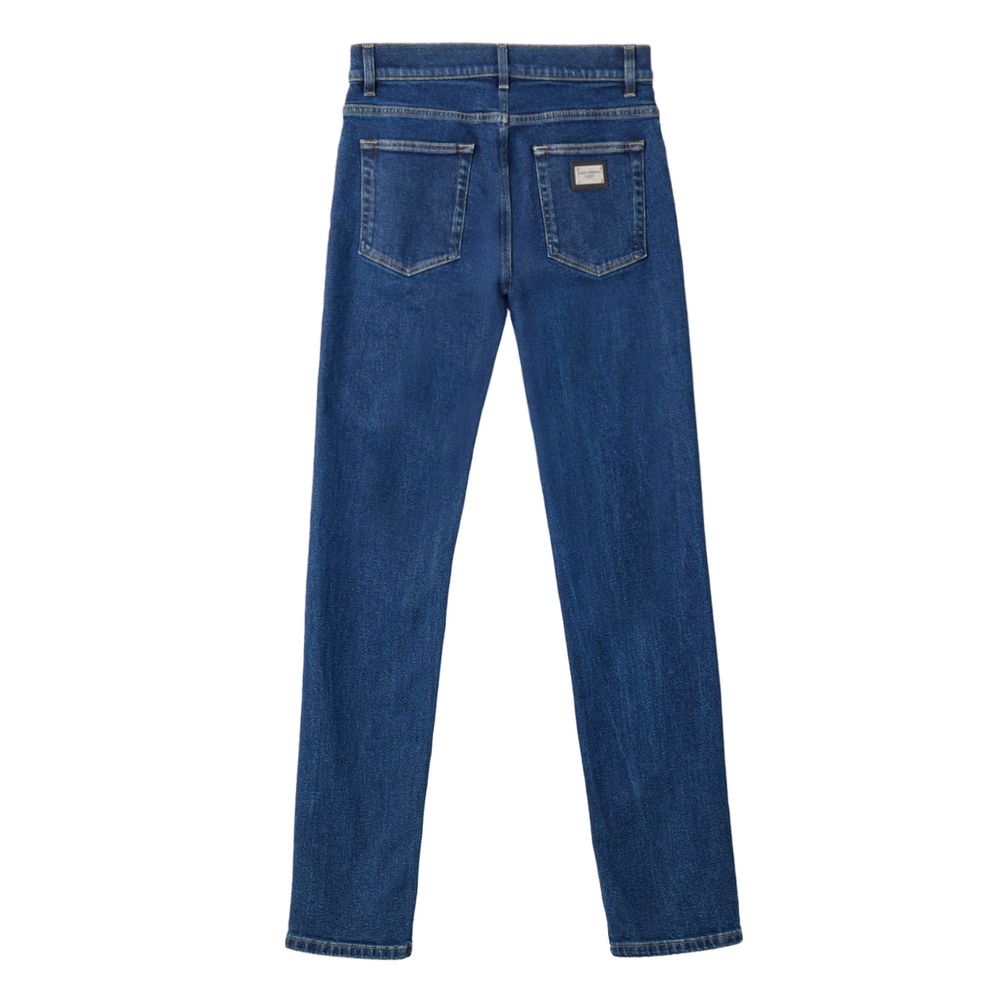 Dolce & Gabbana Blue Skinny Jeans for Men alternate view
