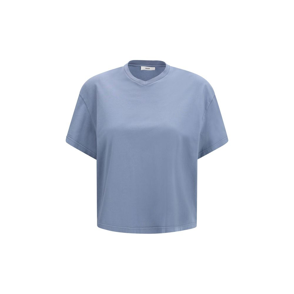 T-shirt en coton bleu RIER