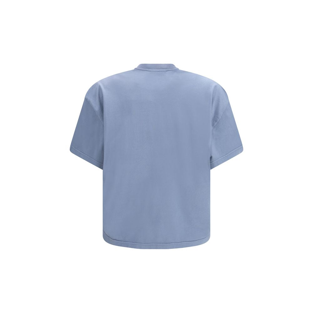 T-shirt en coton bleu RIER