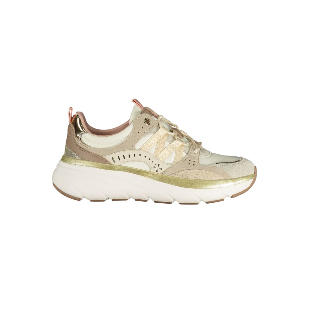 Baskets Twinset en polyuréthane beige pour femme