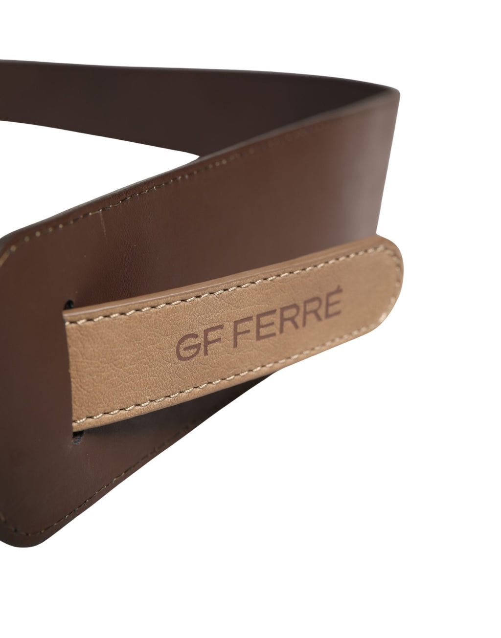 GF Ferre Brown Belt for Women side view