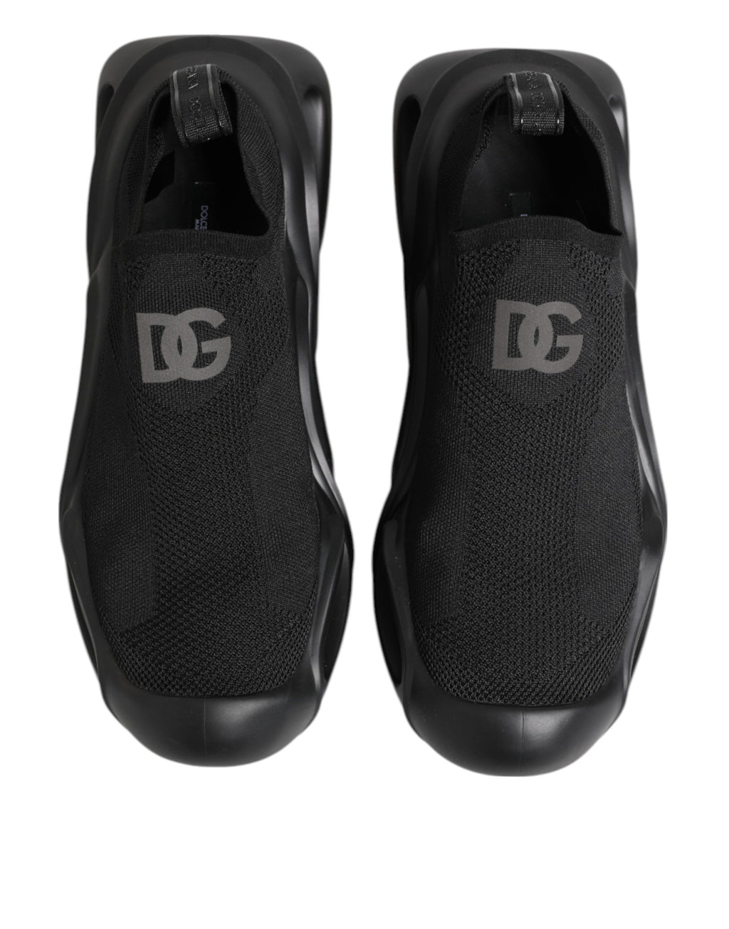Dolce & Gabbana Black Low Top Sneakers for Men side view