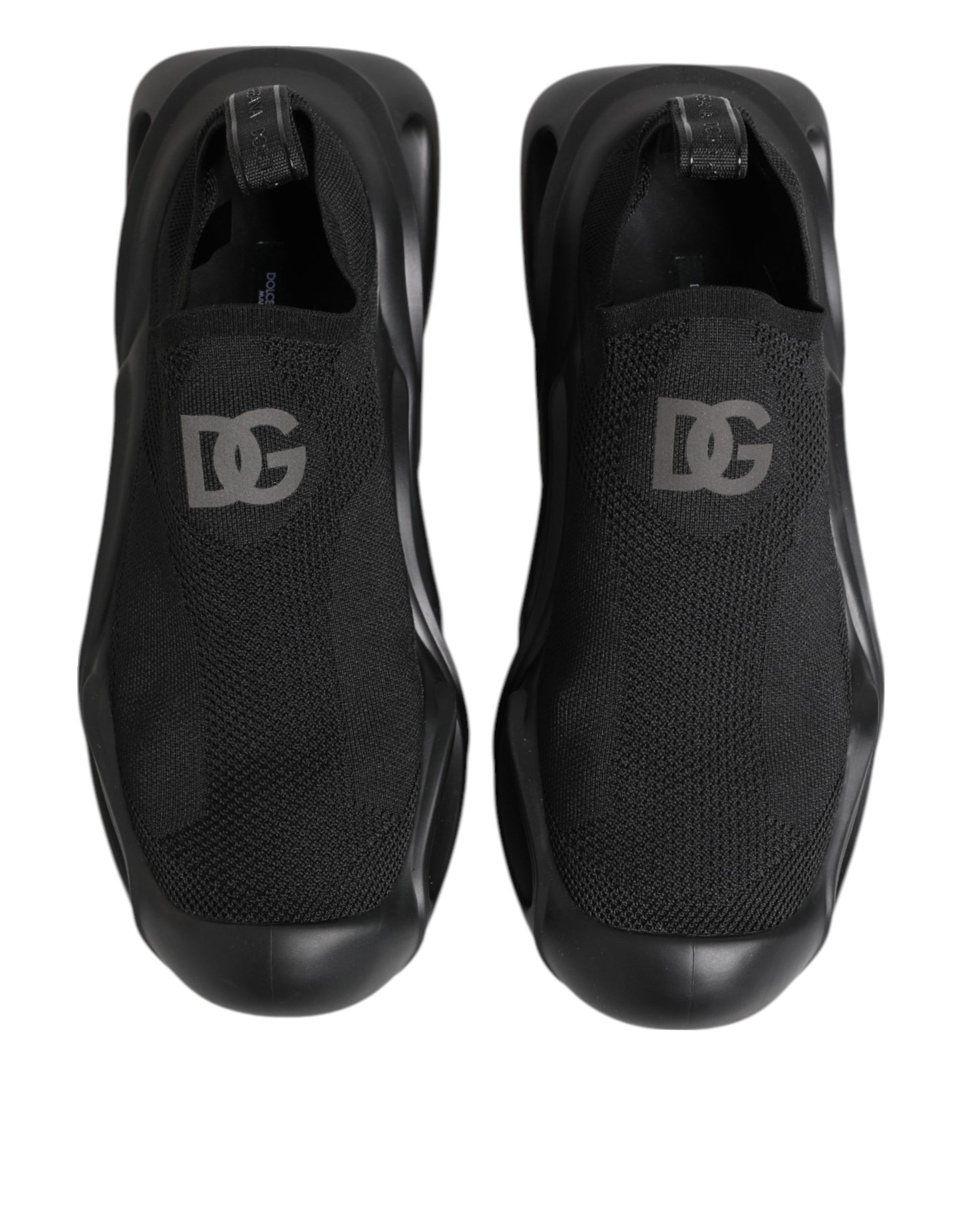 Dolce & Gabbana Black Low Top Sneakers for Men side view