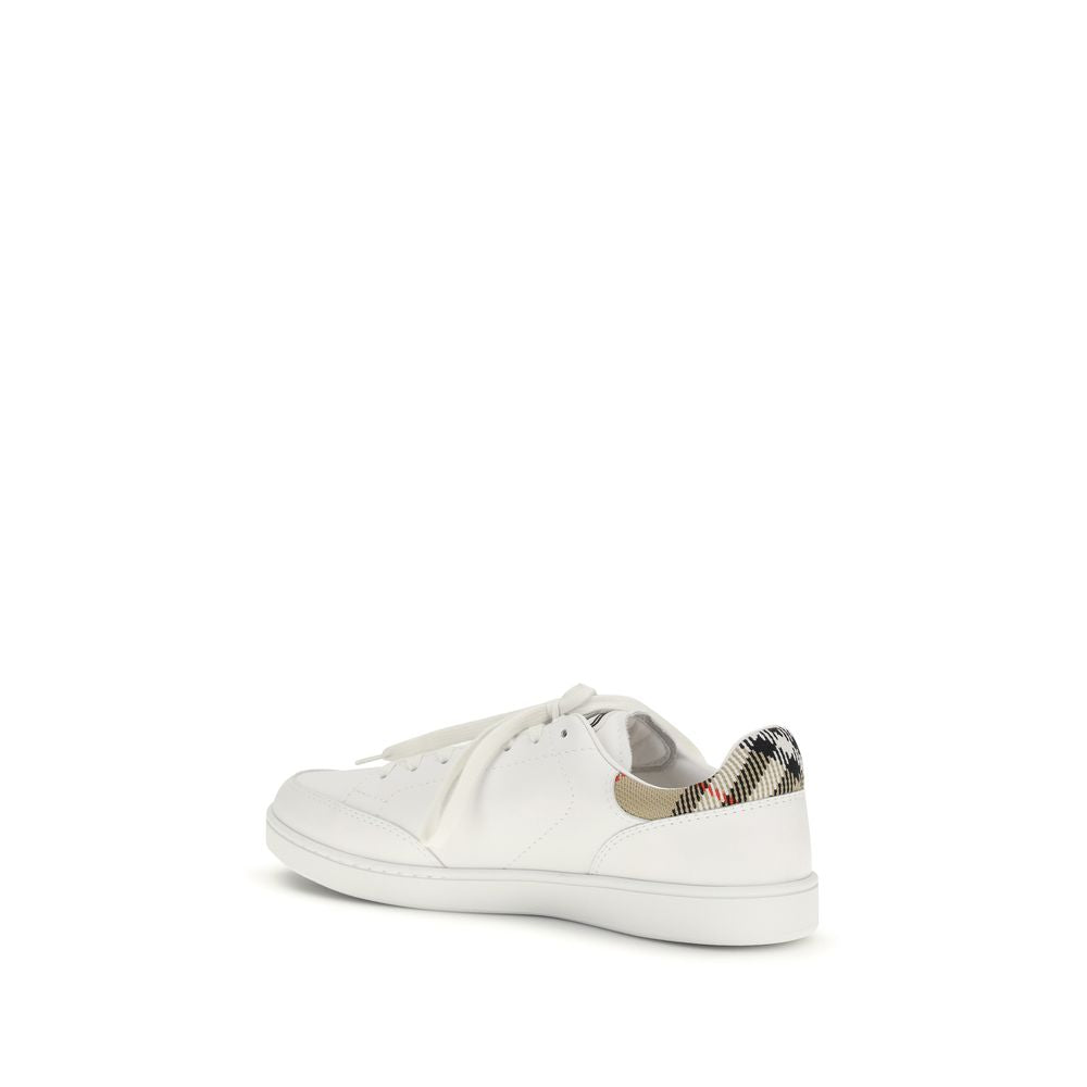 Burberry White Low Top Sneakers for Men detail view
