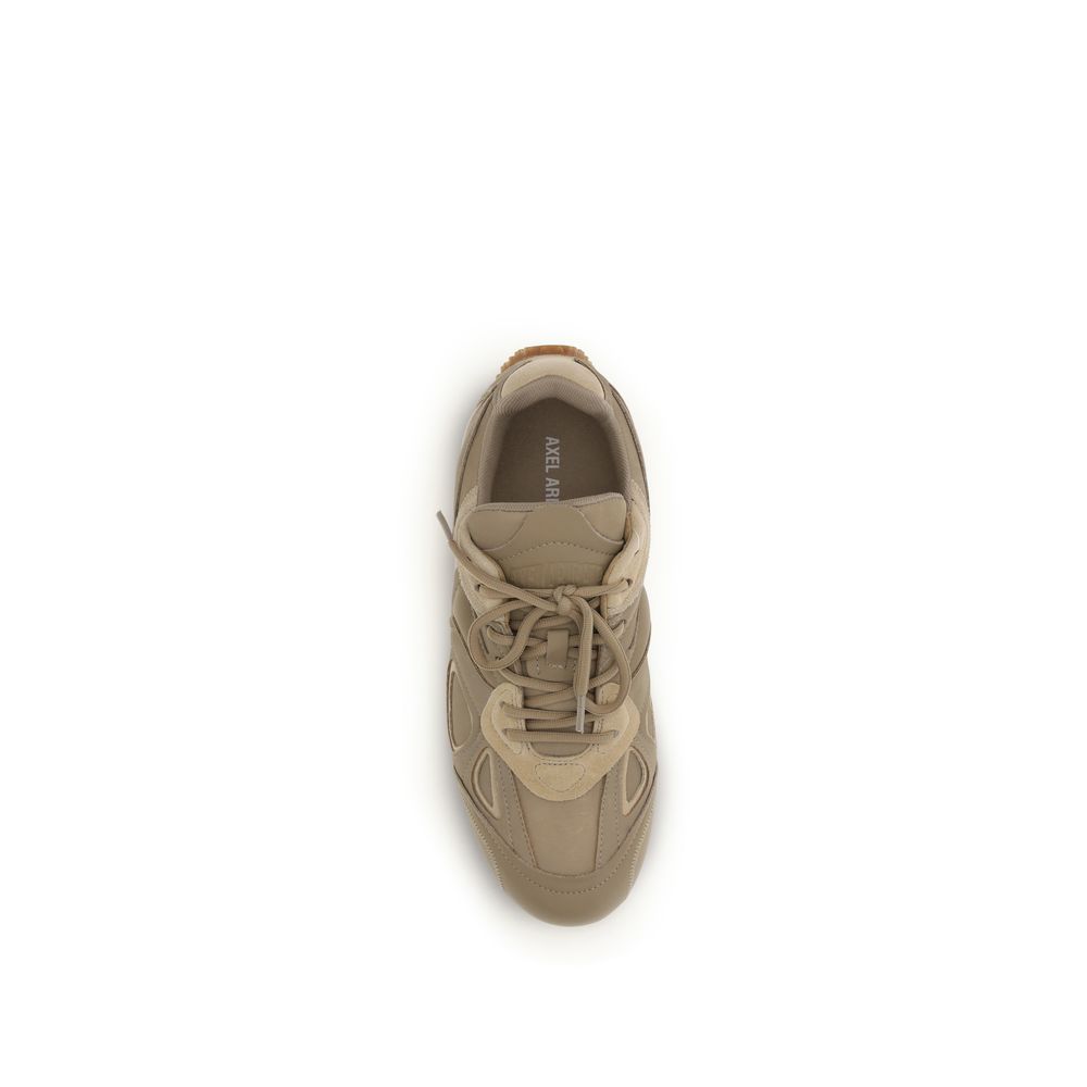 Axel Arigato Brown Low Top Sneakers for Men side view