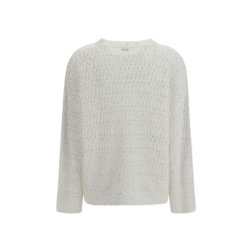 Brunello Cucinelli White Sweatshirt for Women alternate view