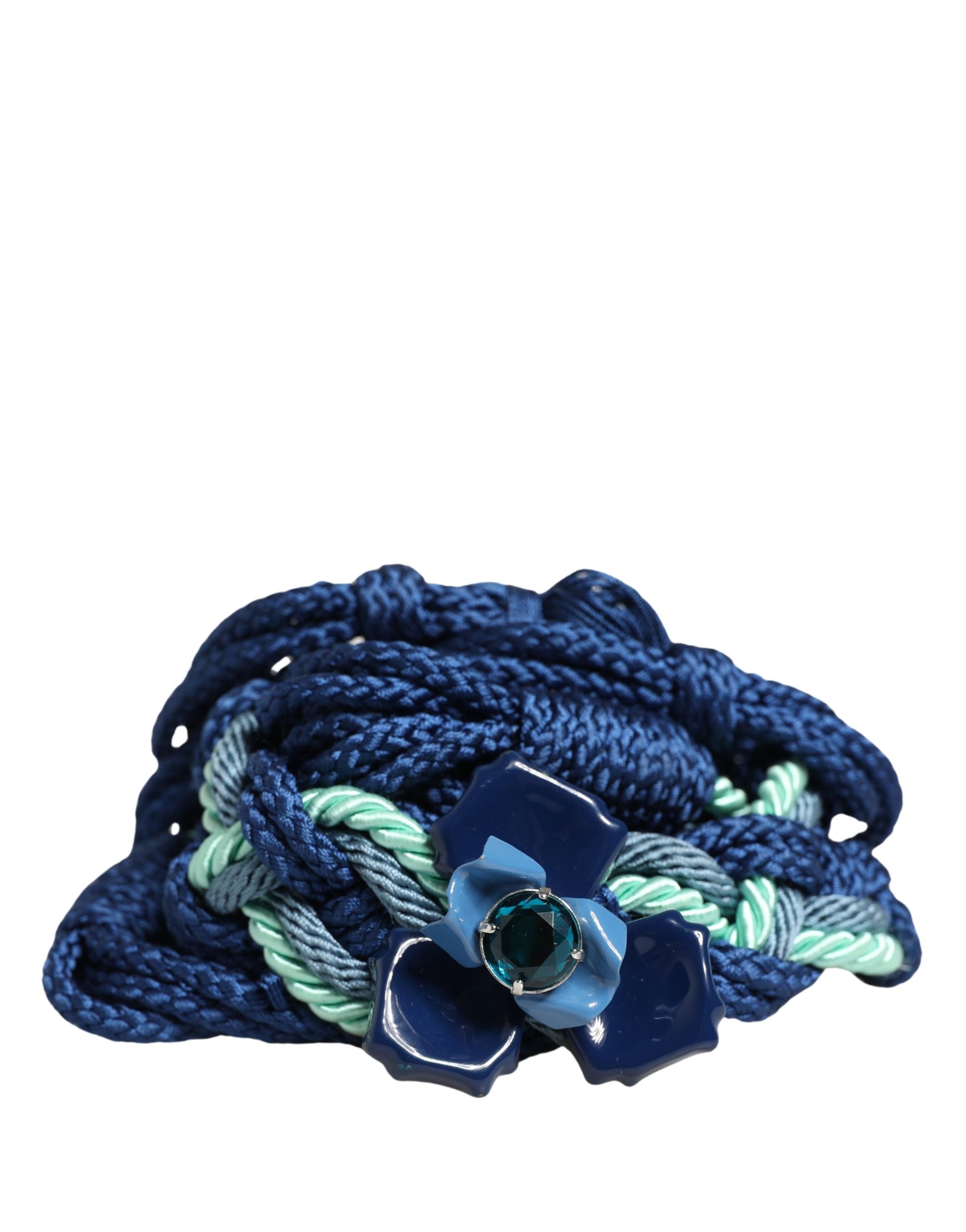 Ceinture Cavalli Class en corde torsadée multicolore avec boucle