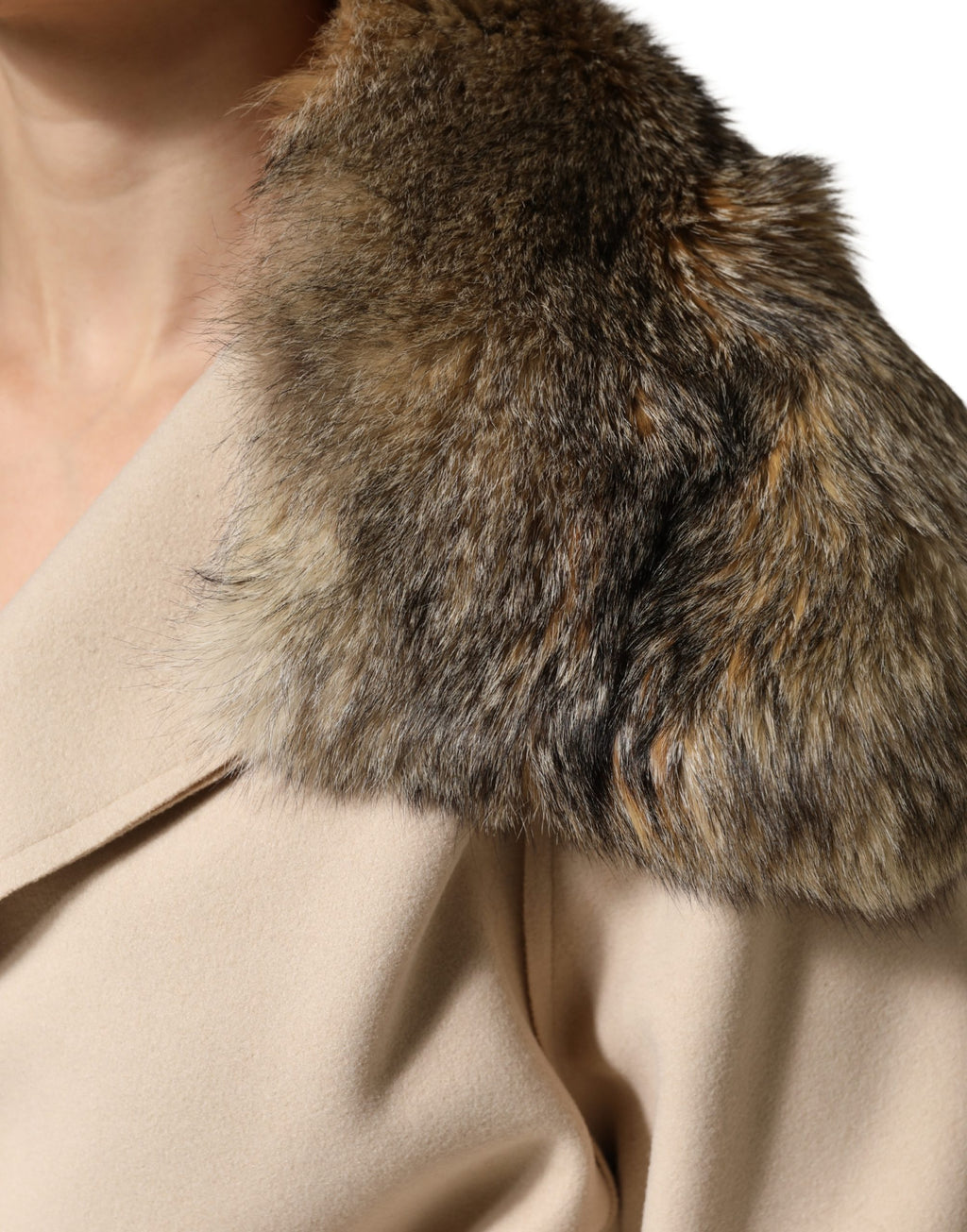 Dolce & Gabbana Brown Scarf for Women detail view