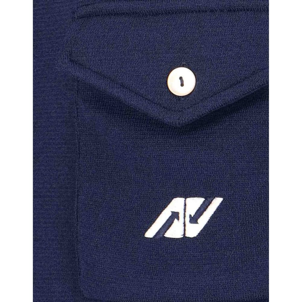 Autry Blue Cardigan for Men detail view