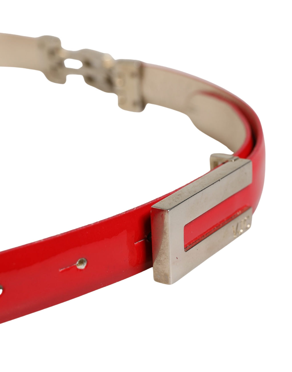 Versace Jeans Couture Red Belt for Women side view