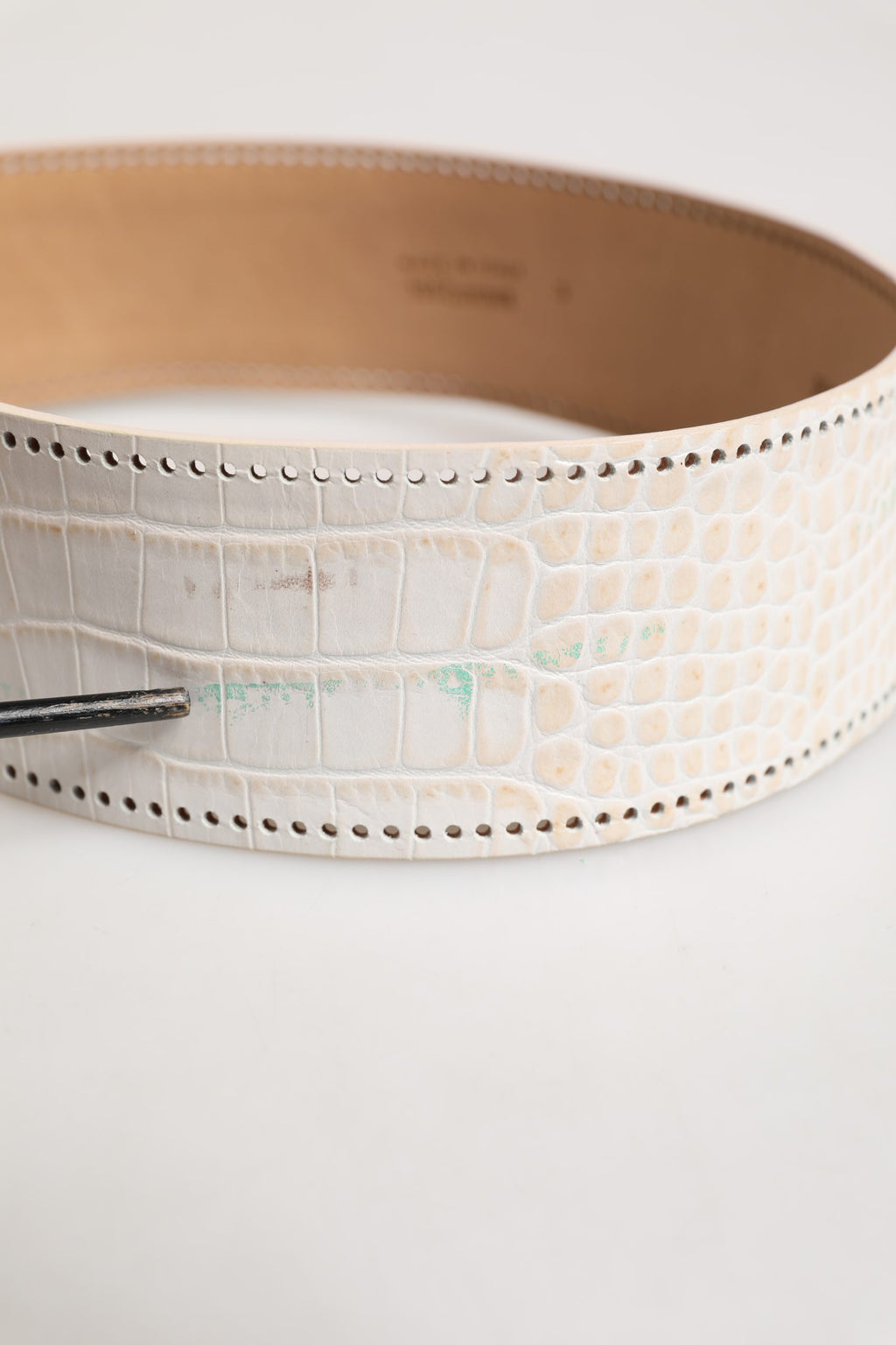 Scervino Street White Belt for Women additional view