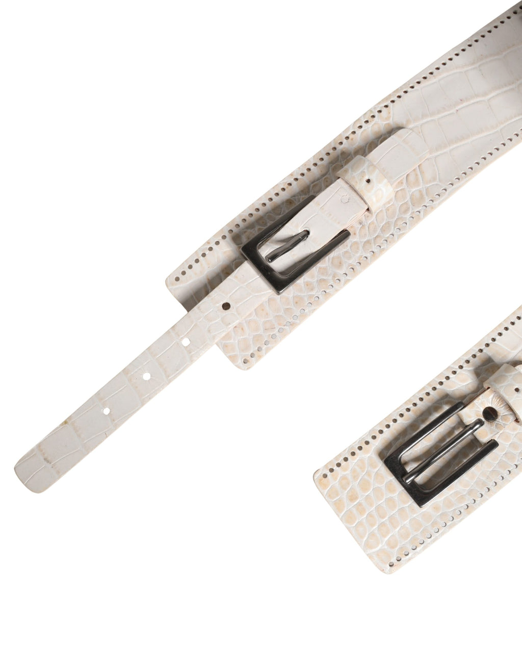 Scervino Street White Belt for Women additional view