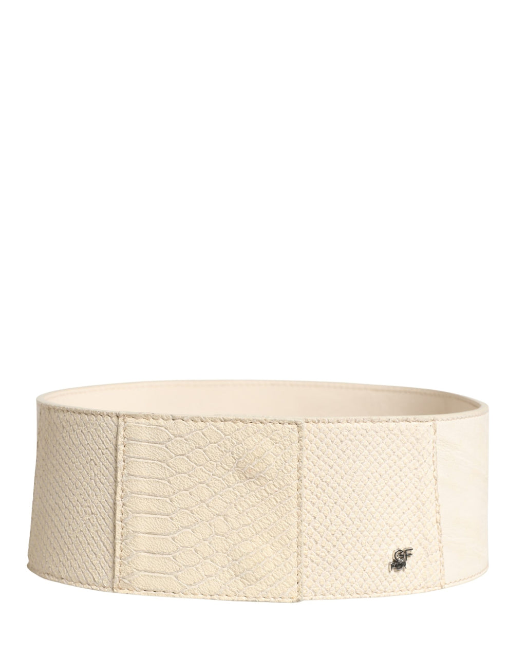 GF Ferre White Belt for Women alternate view