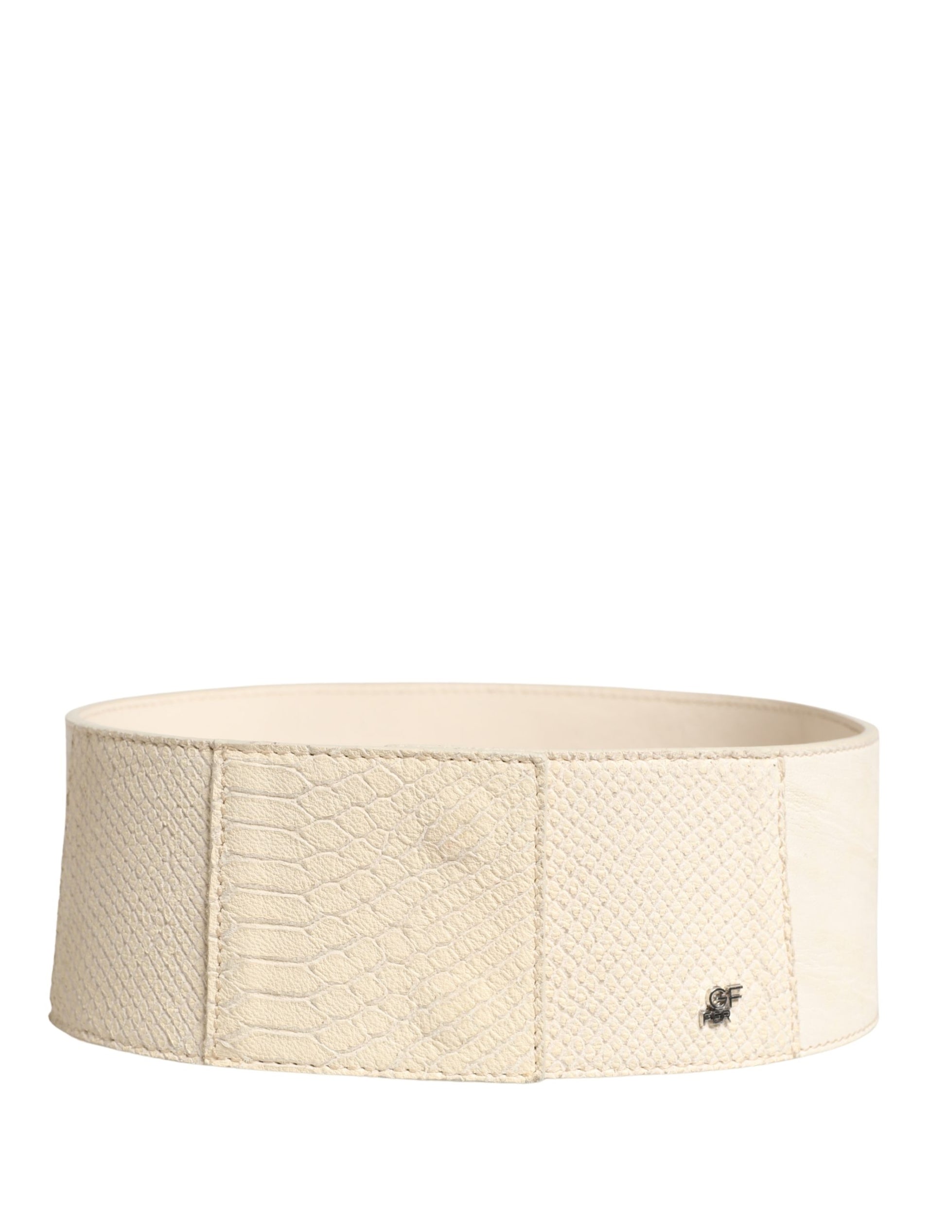 GF Ferre White Belt for Women alternate view