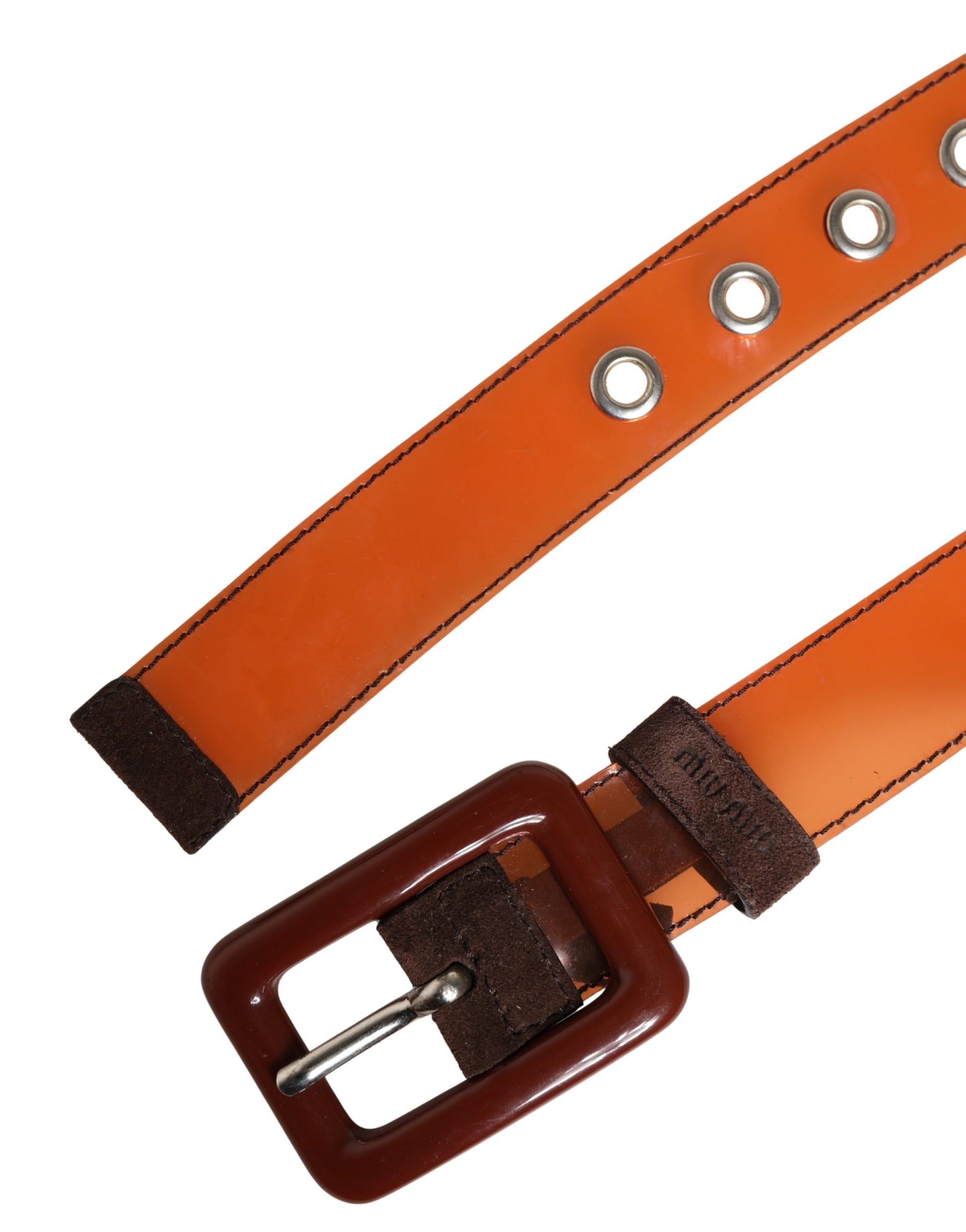 Miu Miu Orange Belt for Women additional view