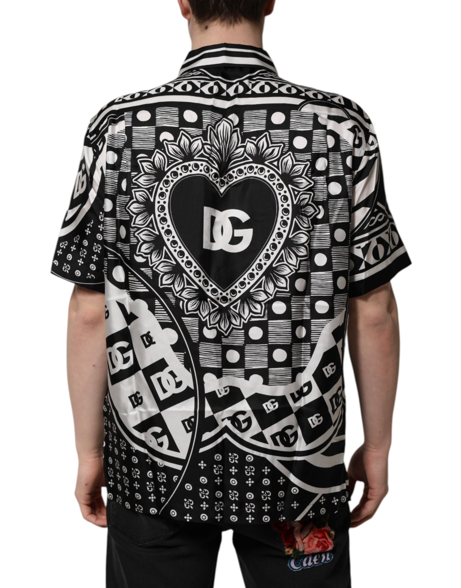 Dolce & Gabbana Black Shortsleeve for Men side view