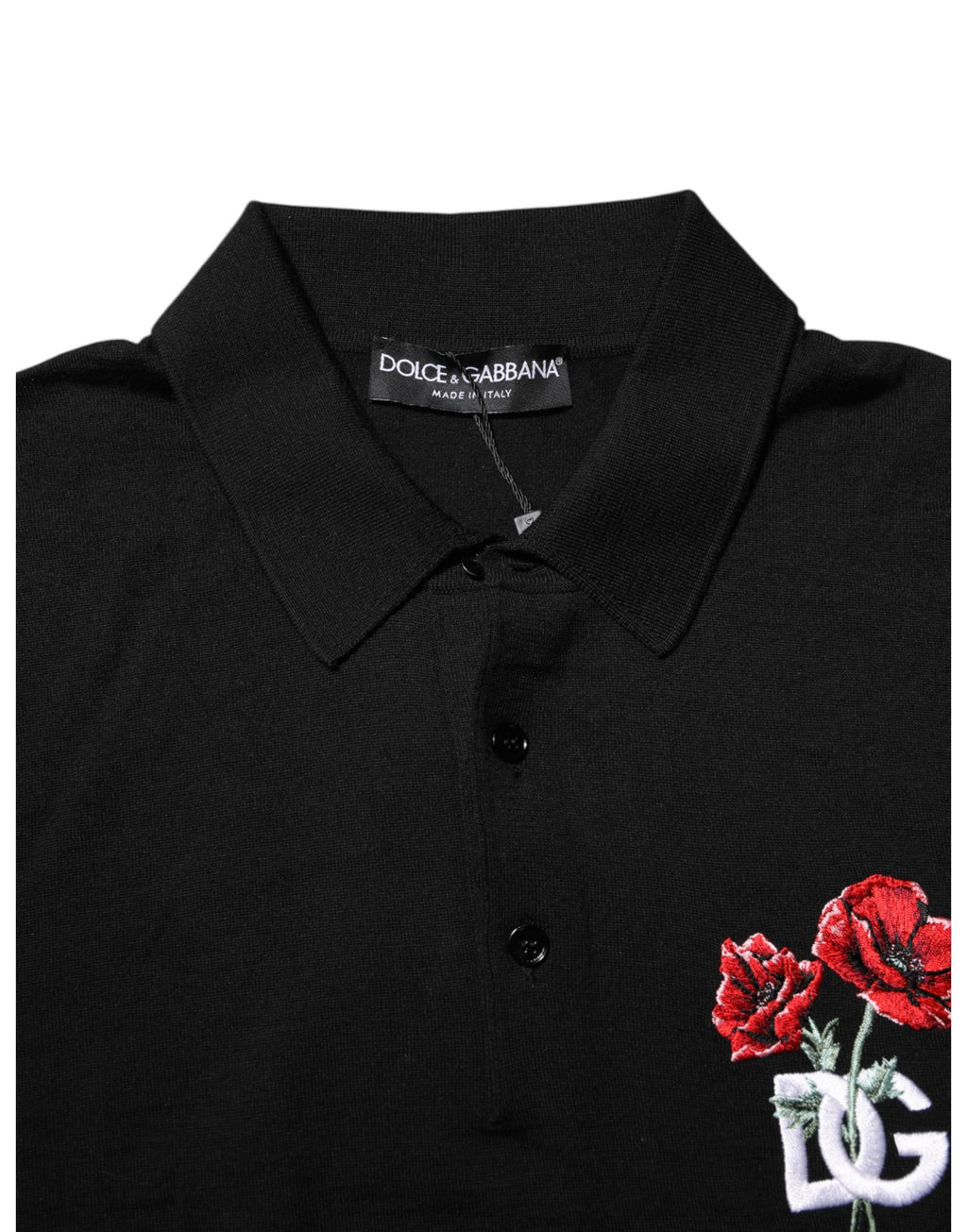 Dolce & Gabbana Black Polo Shirt for Men additional view