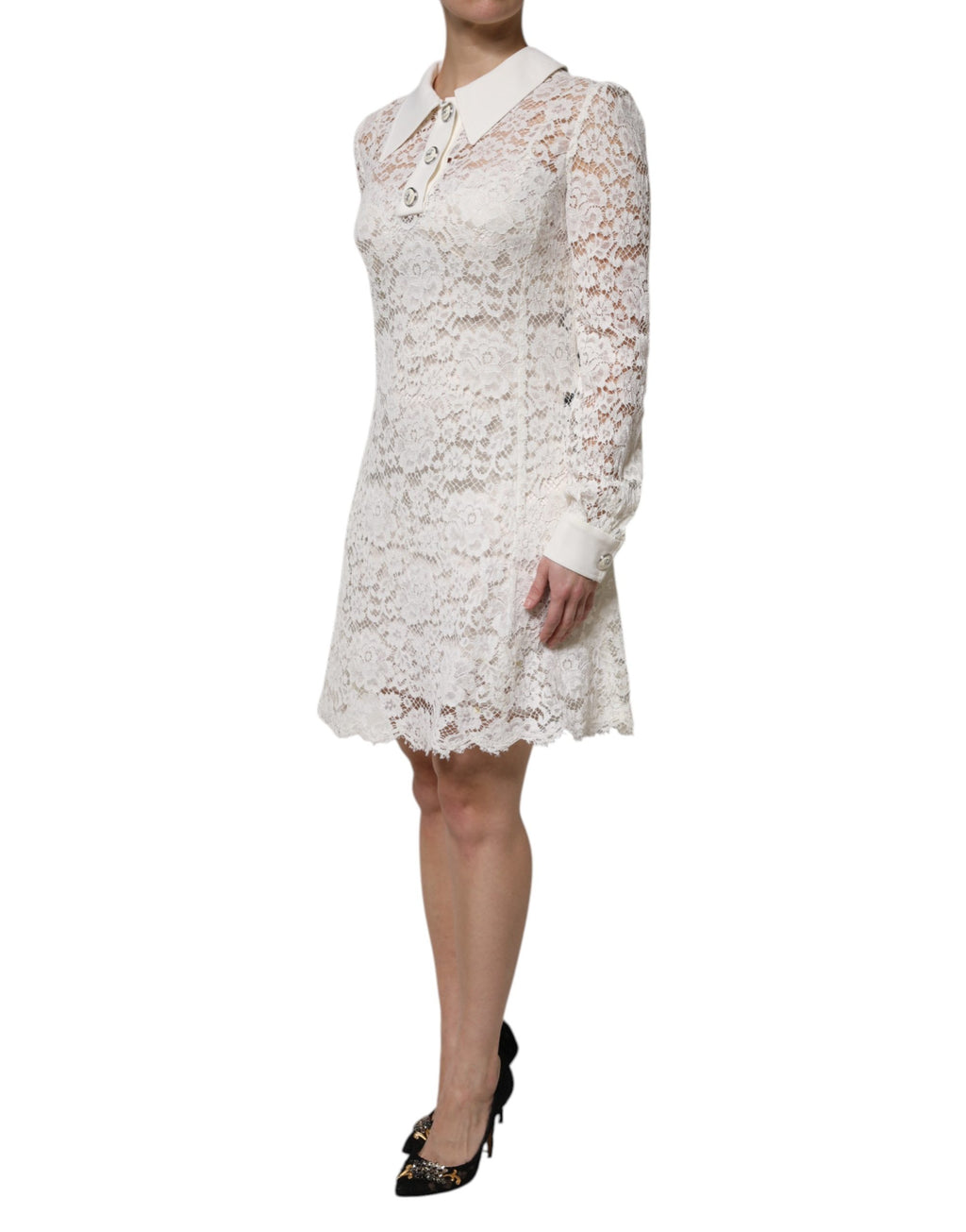 Dolce & Gabbana White Longsleeve for Women detail view