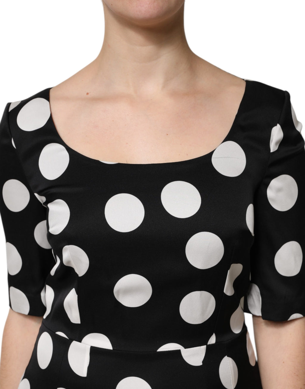 Dolce & Gabbana Black Midi Dress for Women additional view