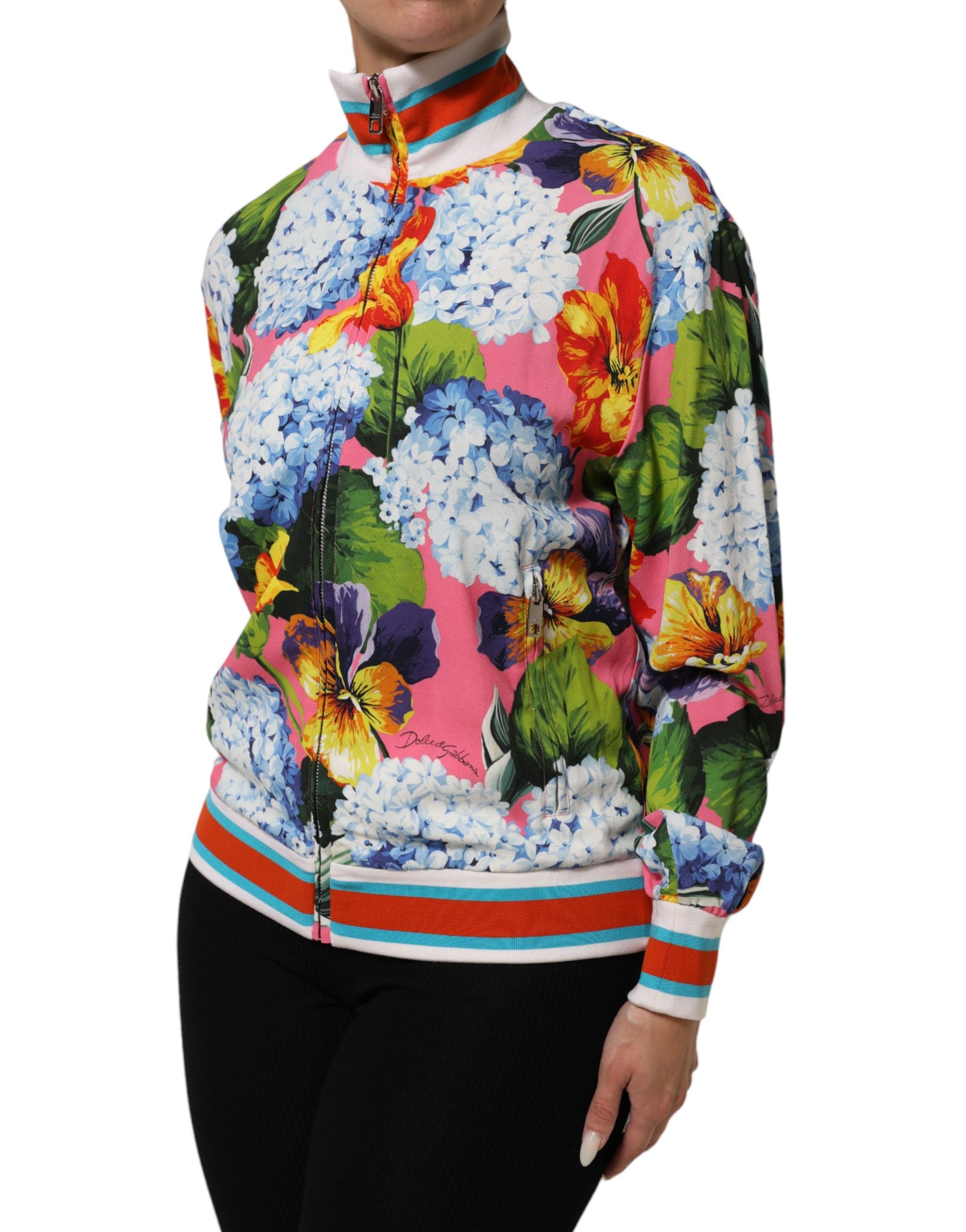 Dolce & Gabbana Multicolor Bomber for Women detail view