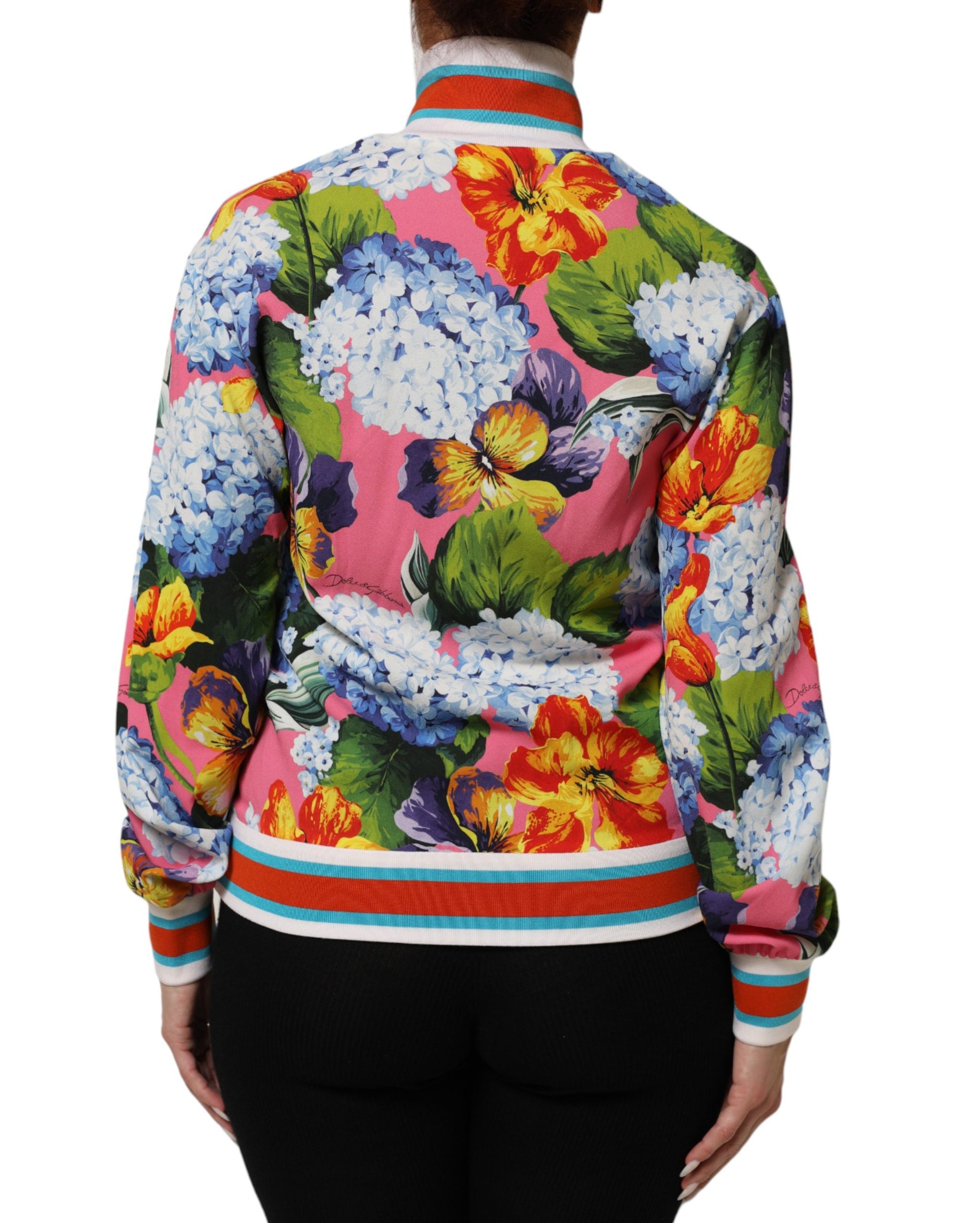 Dolce & Gabbana Multicolor Bomber for Women side view
