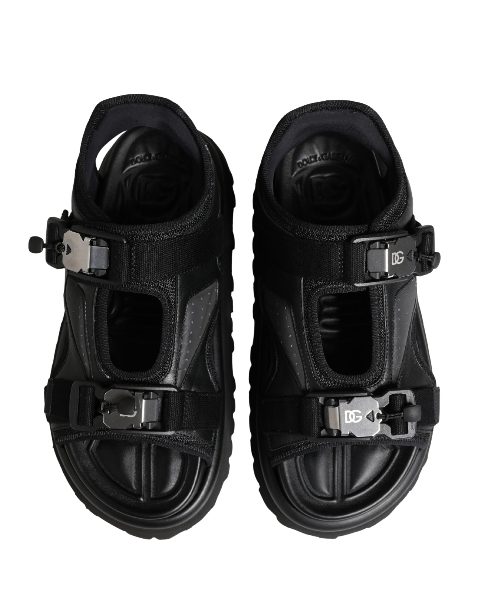 Dolce & Gabbana Black Strap Ons for Men side view