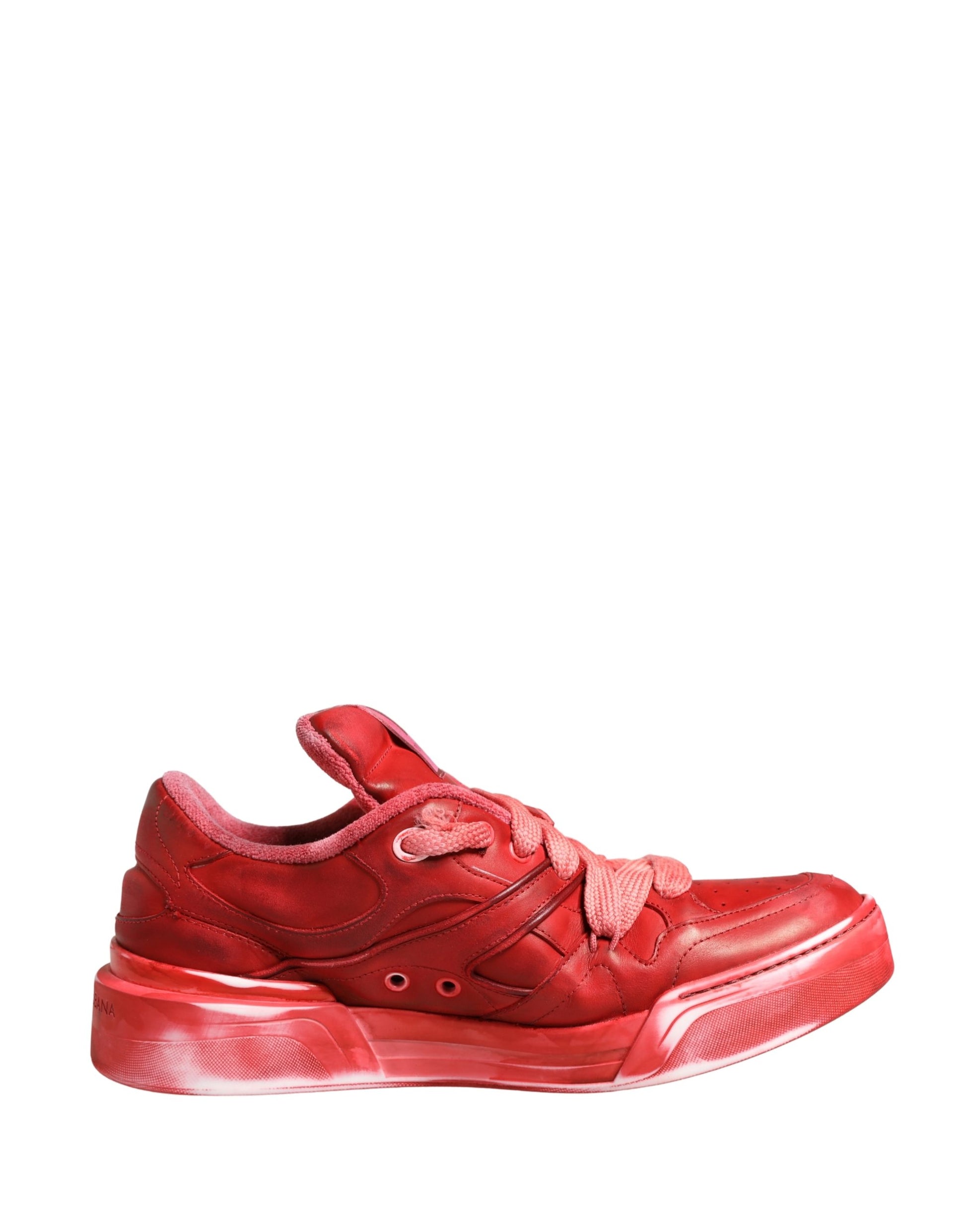 Dolce & Gabbana Red Low Top Sneakers for Men