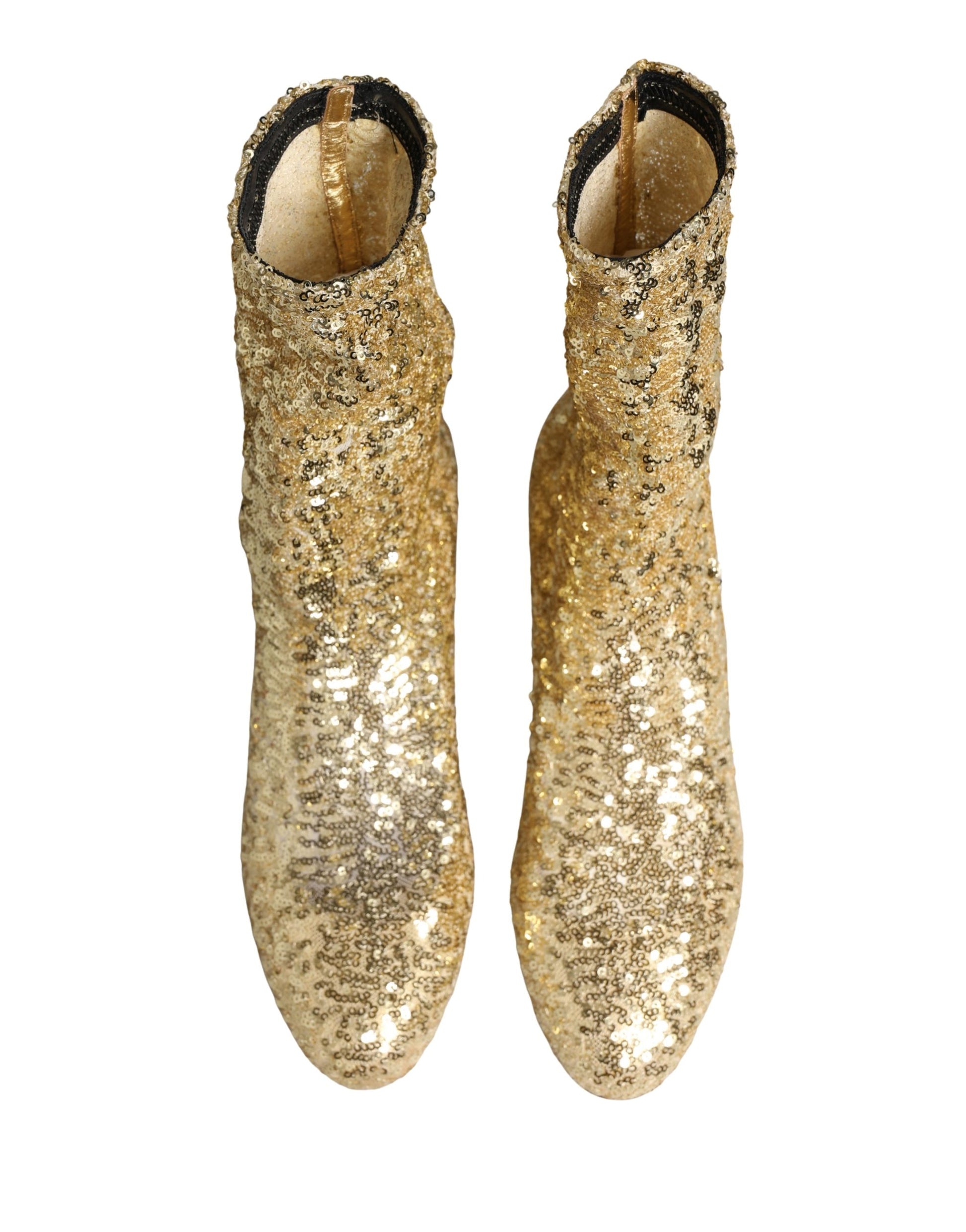 Dolce & Gabbana Gold Ankle for Women side view