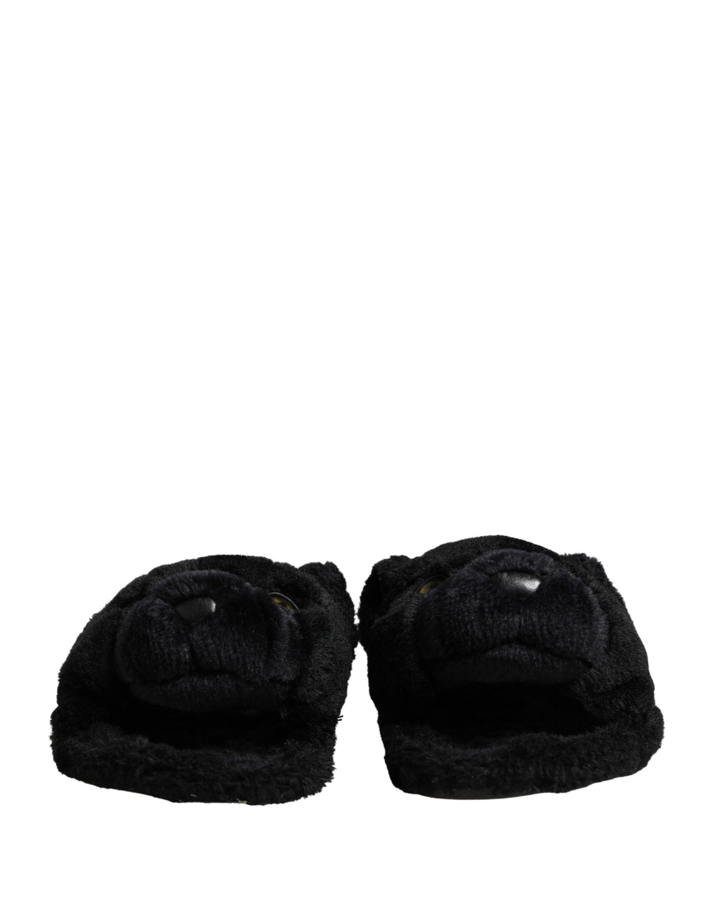 Dolce & Gabbana Black Flip Flop Sandals for Women detail view