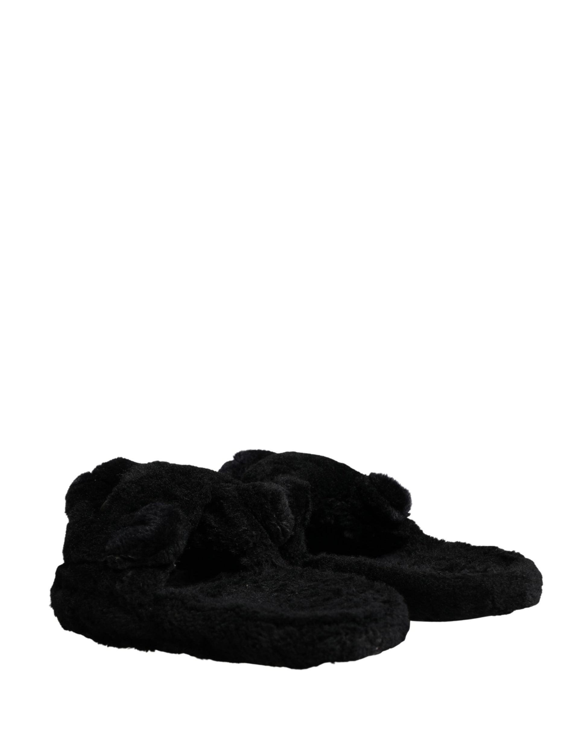 Dolce & Gabbana Black Flip Flop Sandals for Women additional view