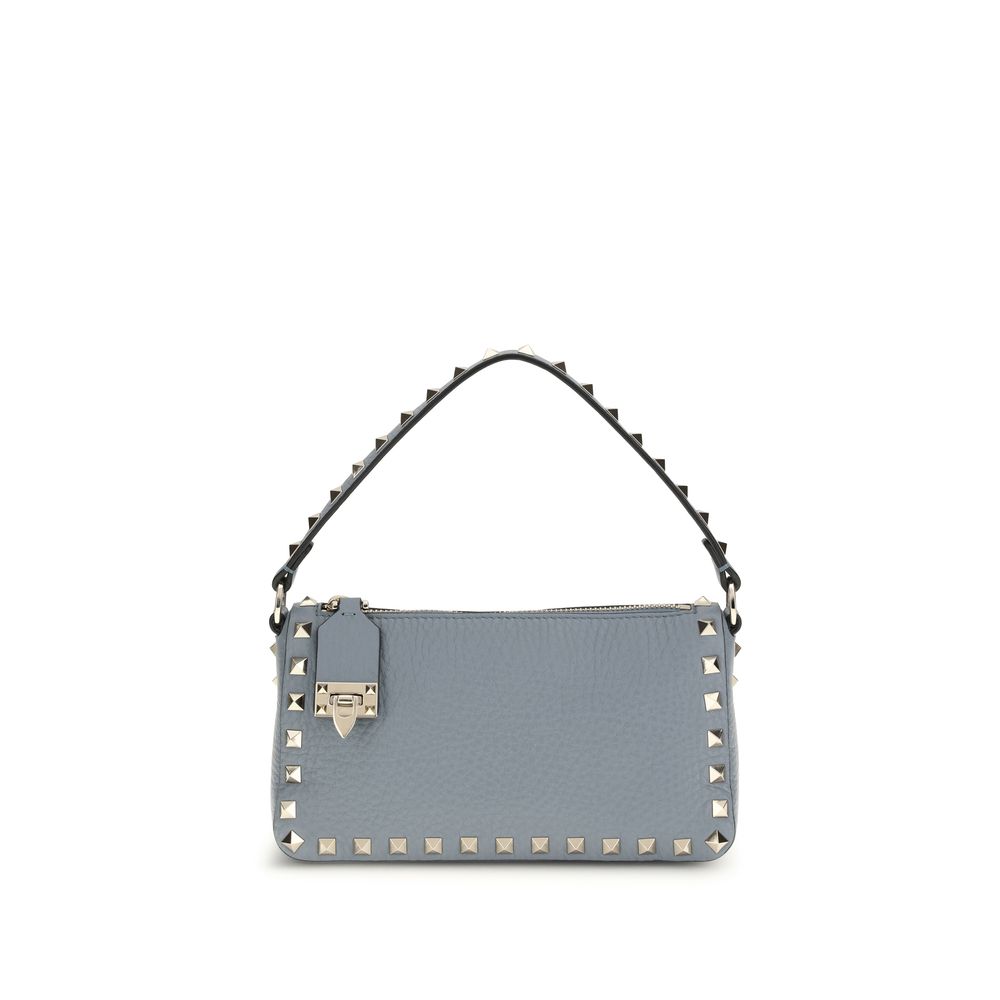 Sac à bandoulière Valentino Garavani en cuir de veau bleu Bos Taurus