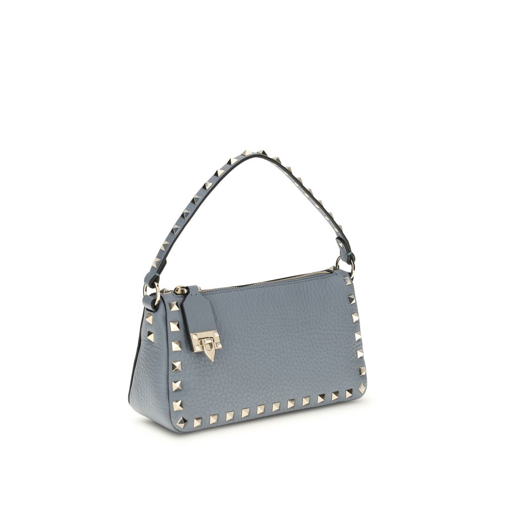 Sac à bandoulière Valentino Garavani en cuir de veau bleu Bos Taurus