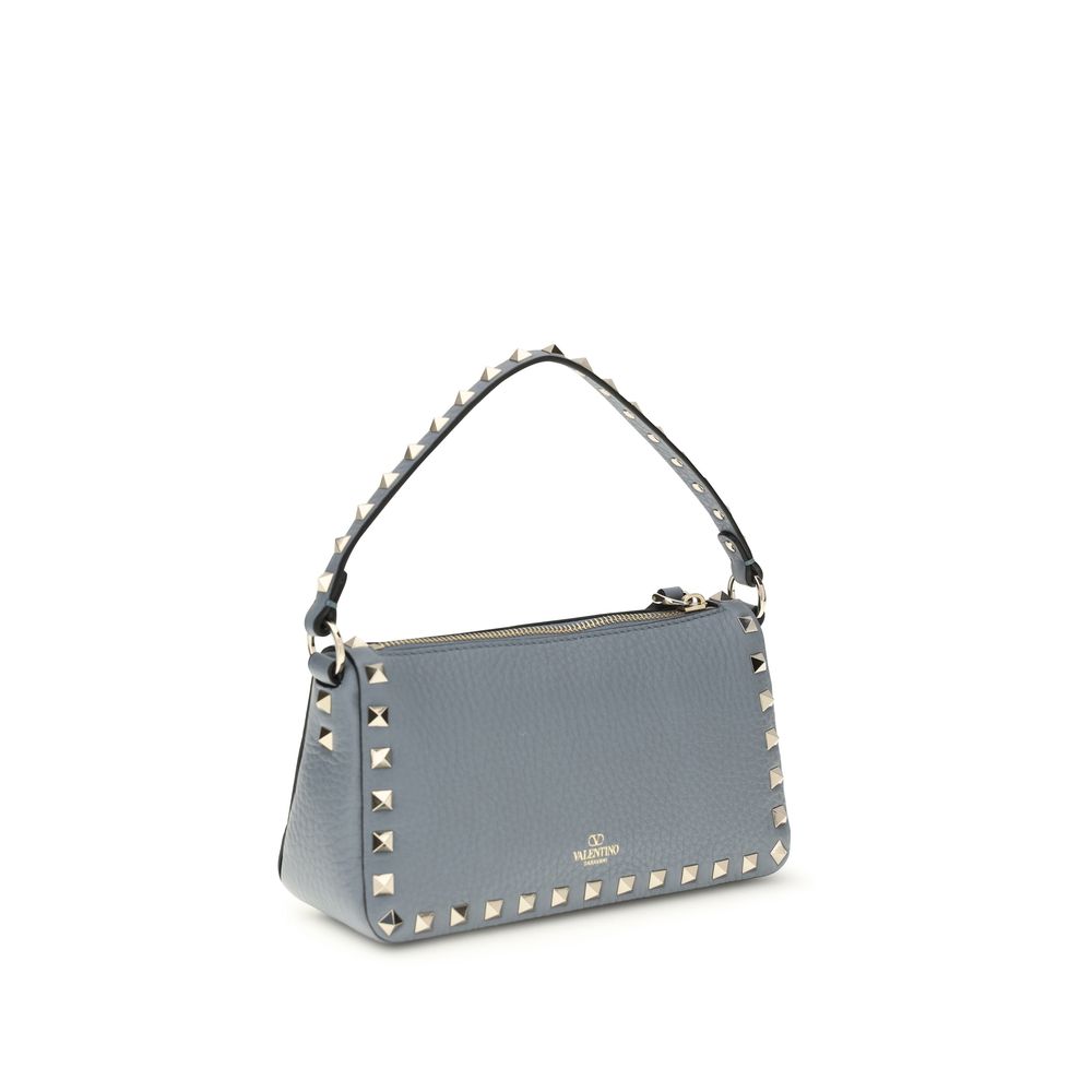 Sac à bandoulière Valentino Garavani en cuir de veau bleu Bos Taurus