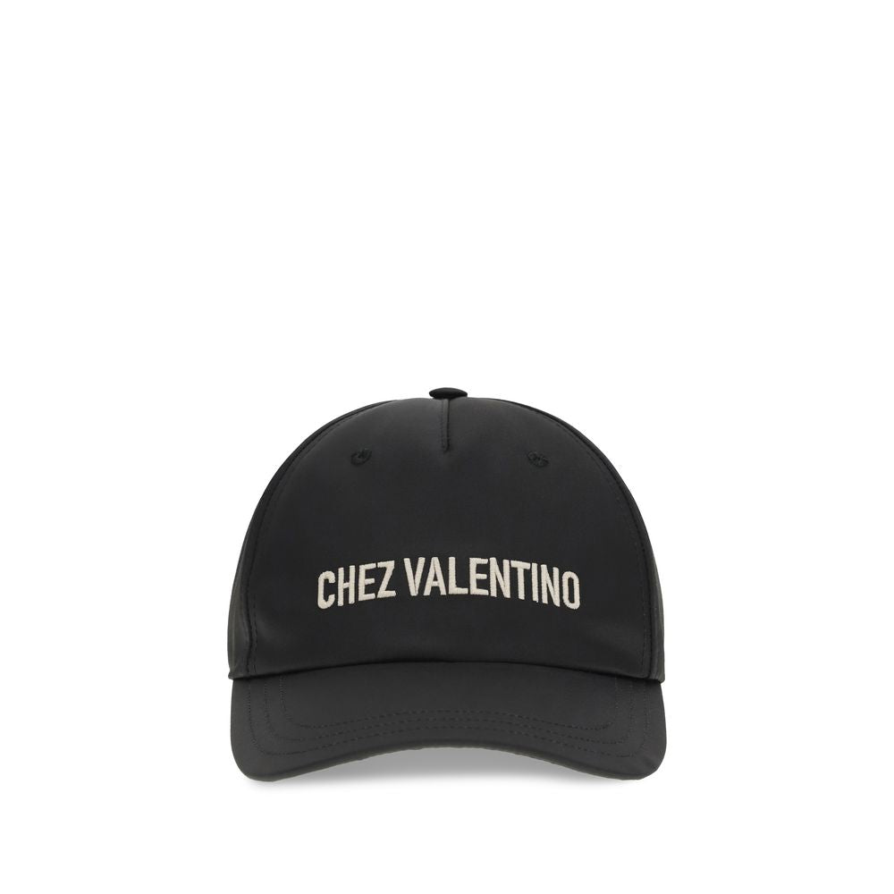 Valentino Garavani Black Baseball Cap for Men