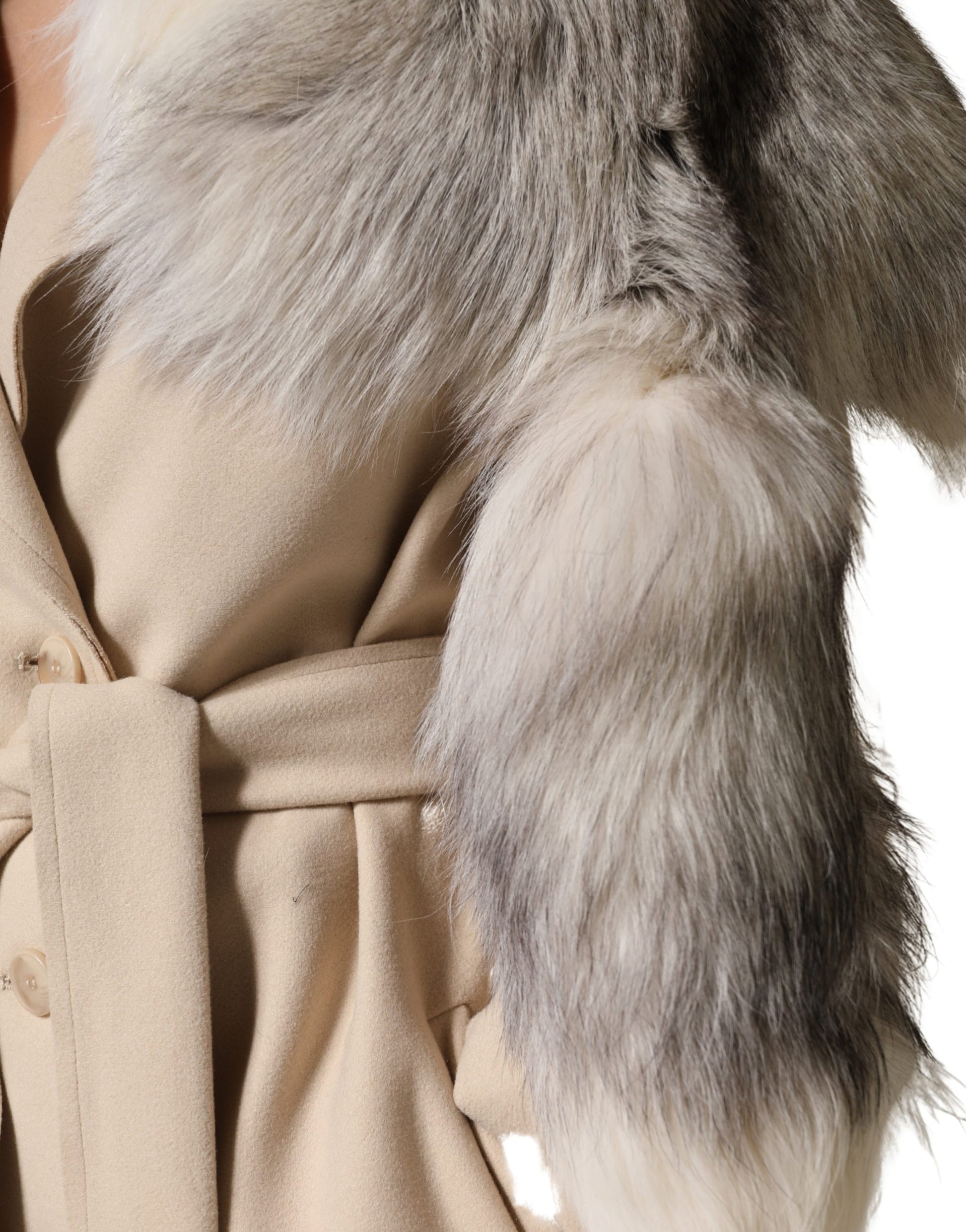 Dolce & Gabbana White Scarf for Women side view