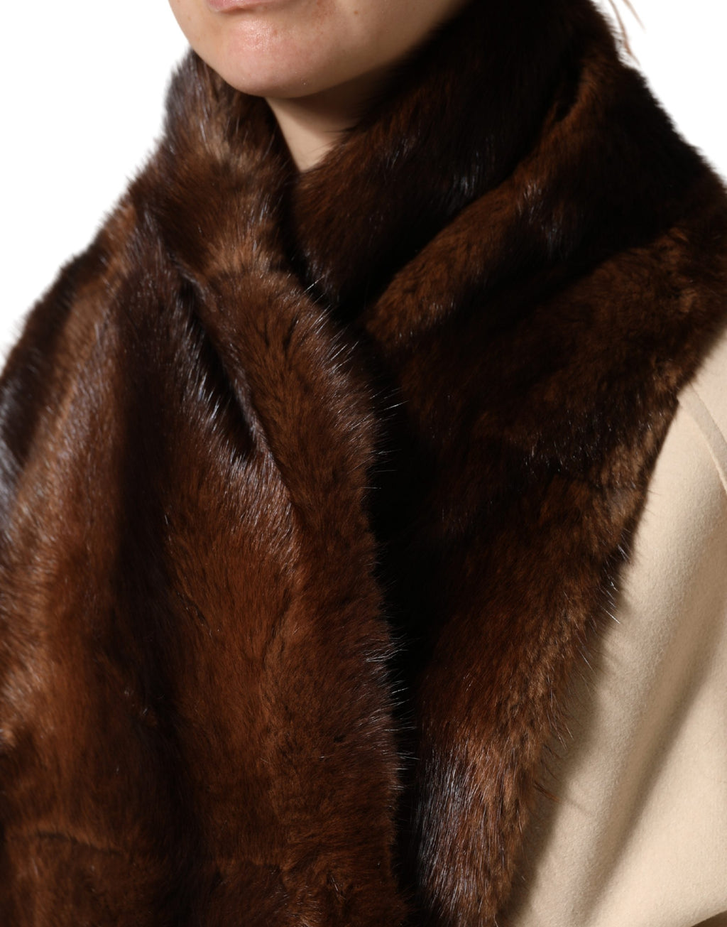 Dolce & Gabbana Black Scarf for Women side view