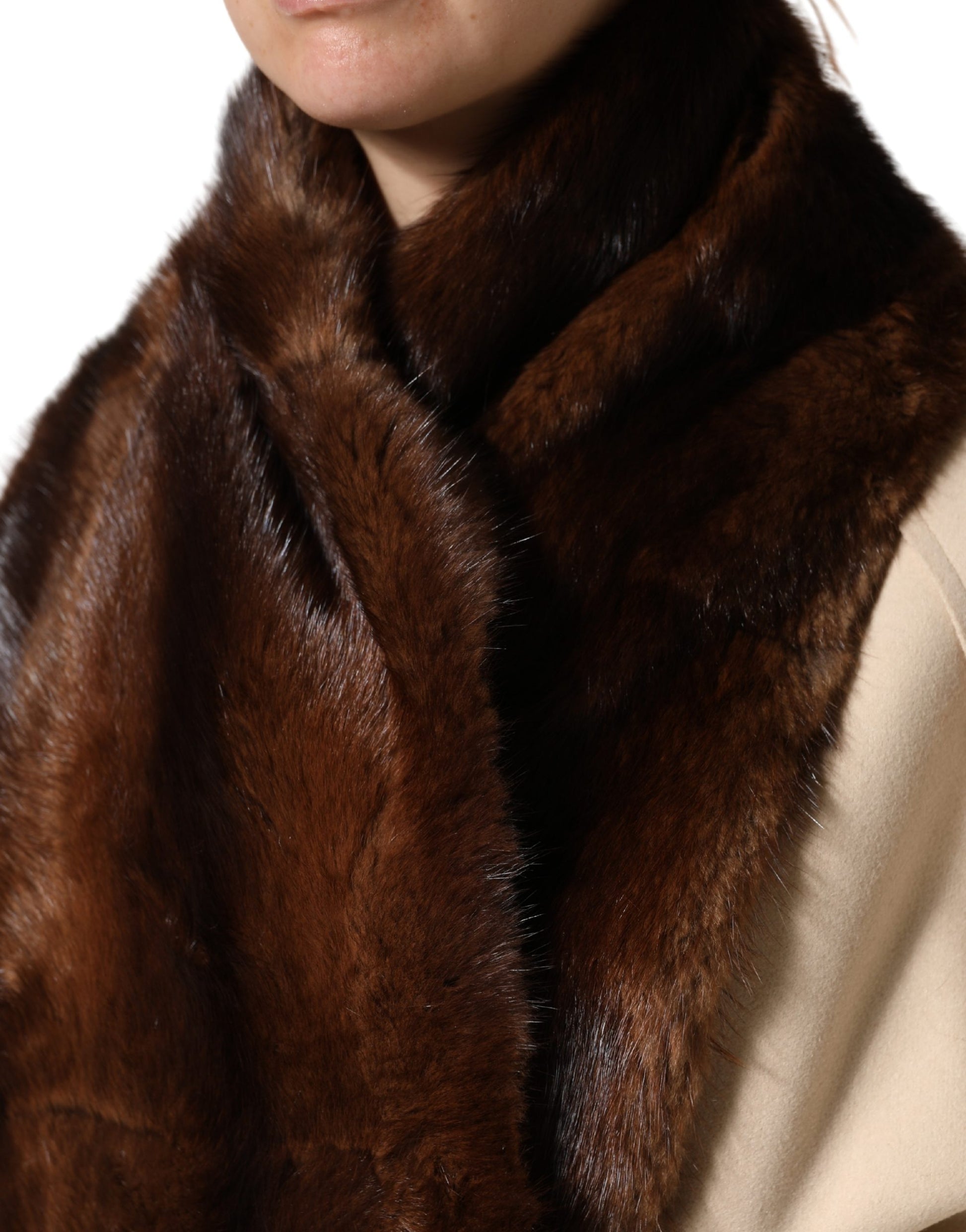 Dolce & Gabbana Black Scarf for Women side view