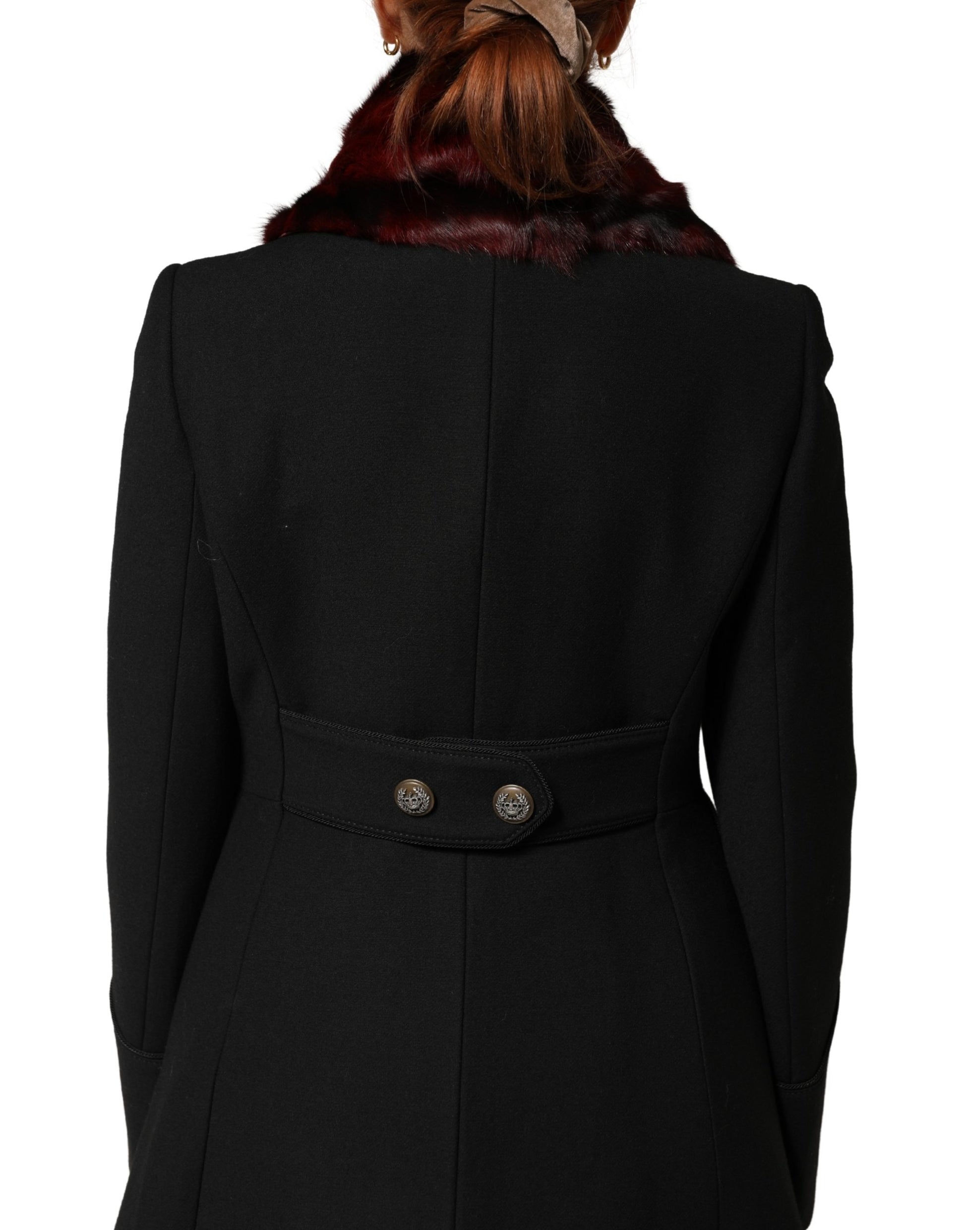 Dolce & Gabbana Black Scarf for Women detail view