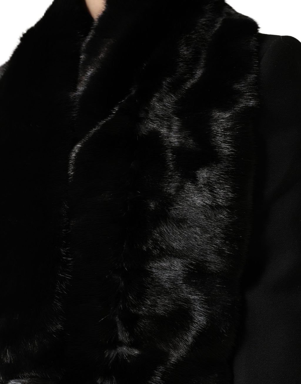 Dolce & Gabbana Black Scarf for Women side view