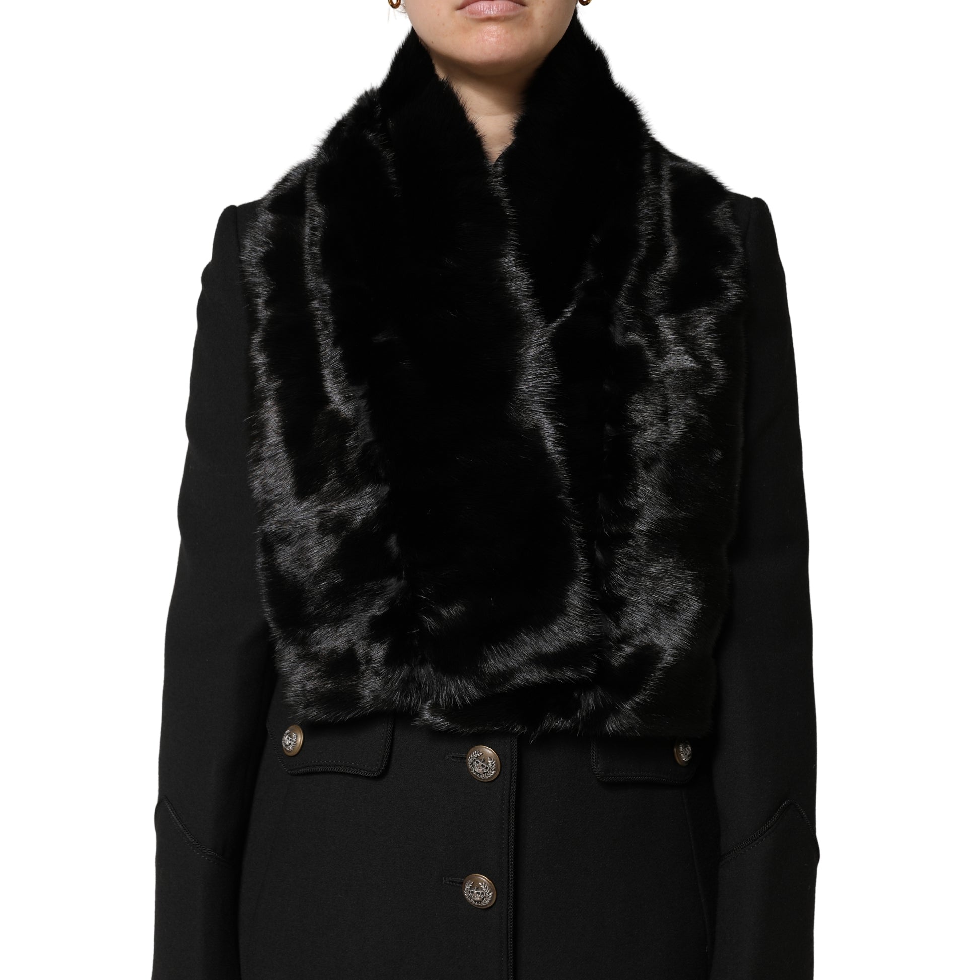 Dolce & Gabbana Black Scarf for Women alternate view