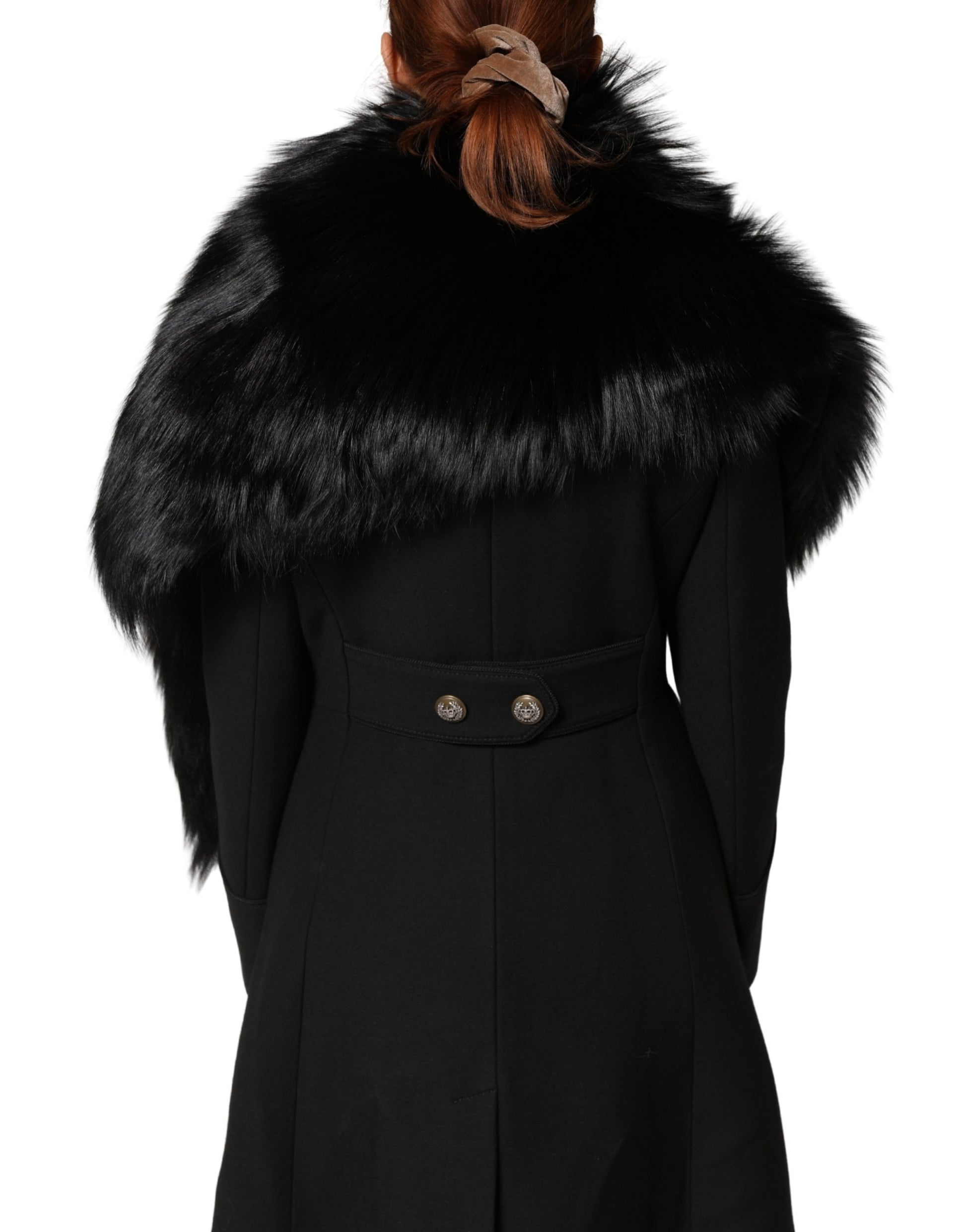 Dolce & Gabbana Black Scarf for Women detail view