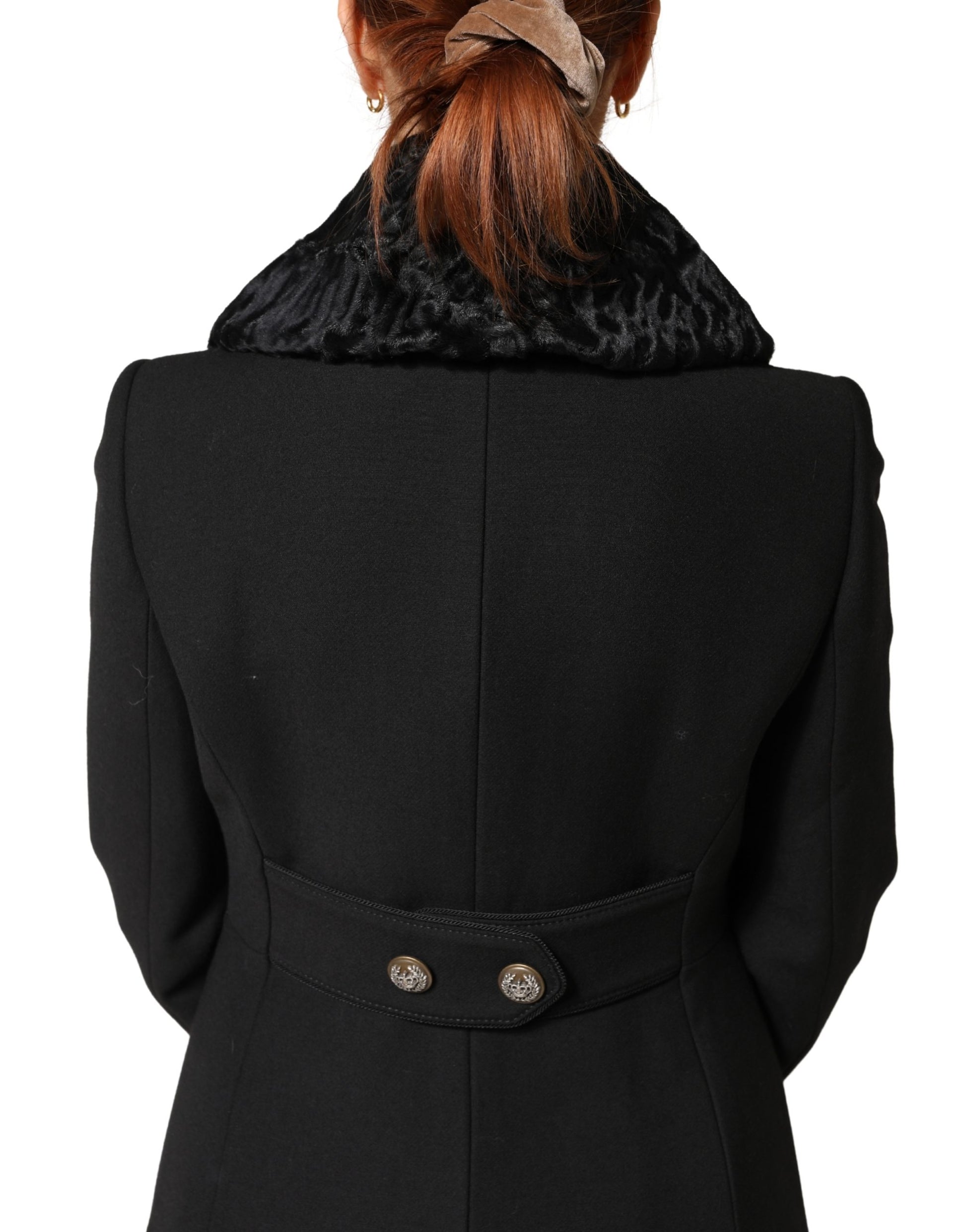 Dolce & Gabbana Black Scarf for Women detail view