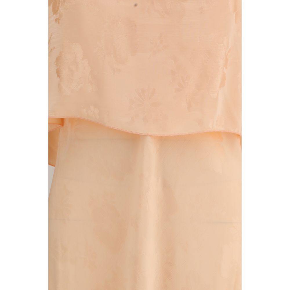 Robe décontractée Forte_Forte en viscose orange