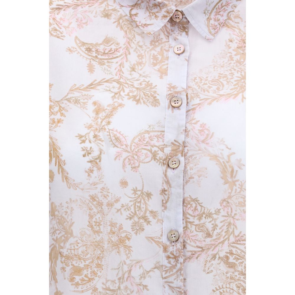Chemise Forte_Forte en coton multicolore à motifs