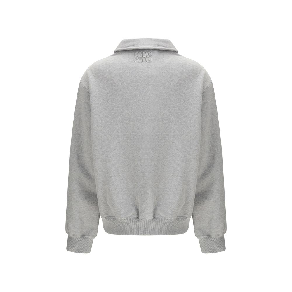 Miu Miu Grey Sweatshirt for Women alternate view