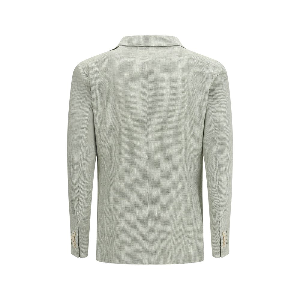 Blazer en lin bicolore Tagliatore
